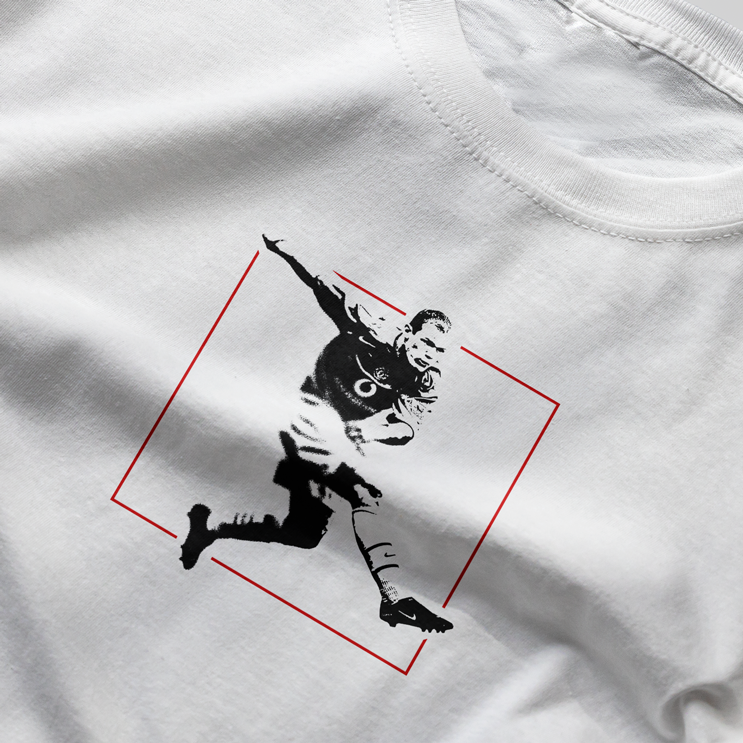 Wayne Rooney 04/05 Manchester United Graphic T-Shirt | Premium Printed Tee