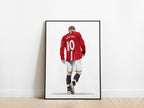 Wayne Rooney 08/09 Manchester United Poster - KDDesigns6