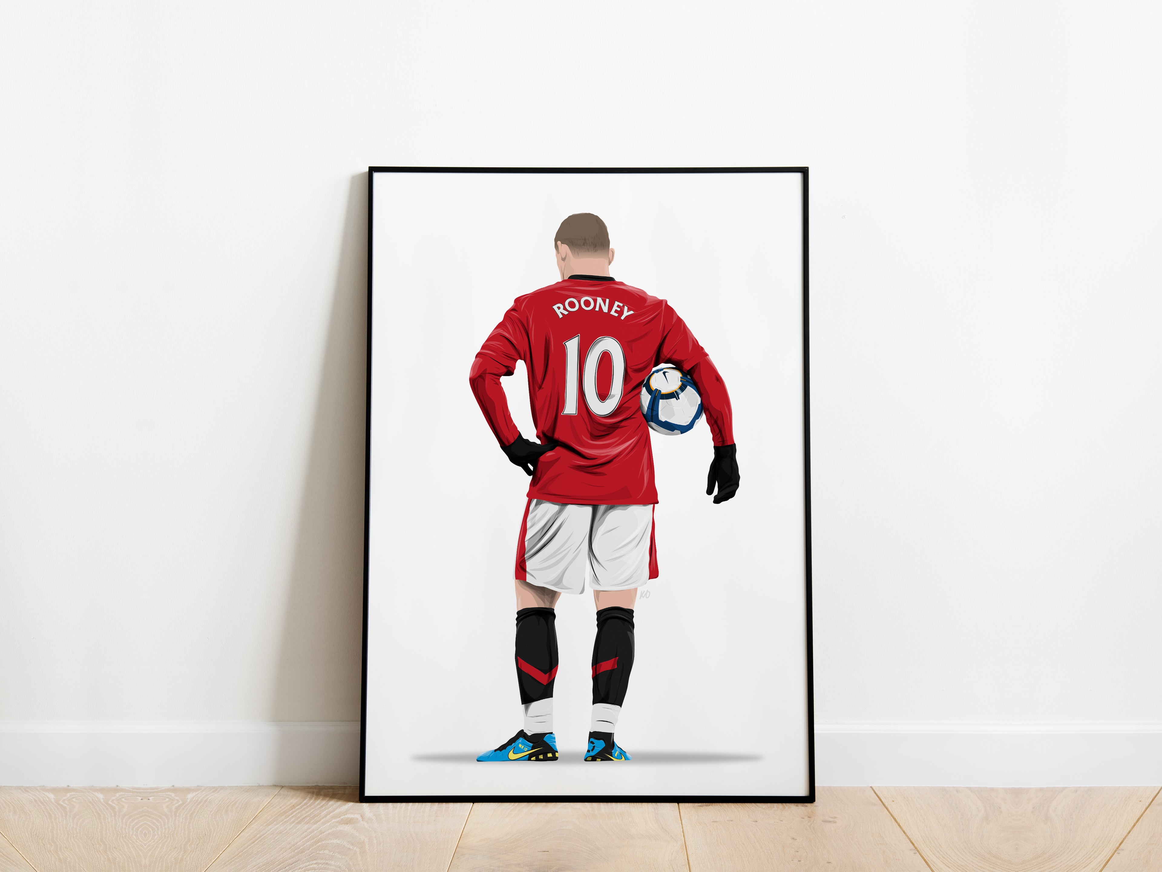 Wayne Rooney 09/10 Manchester United Poster - KDDesigns6