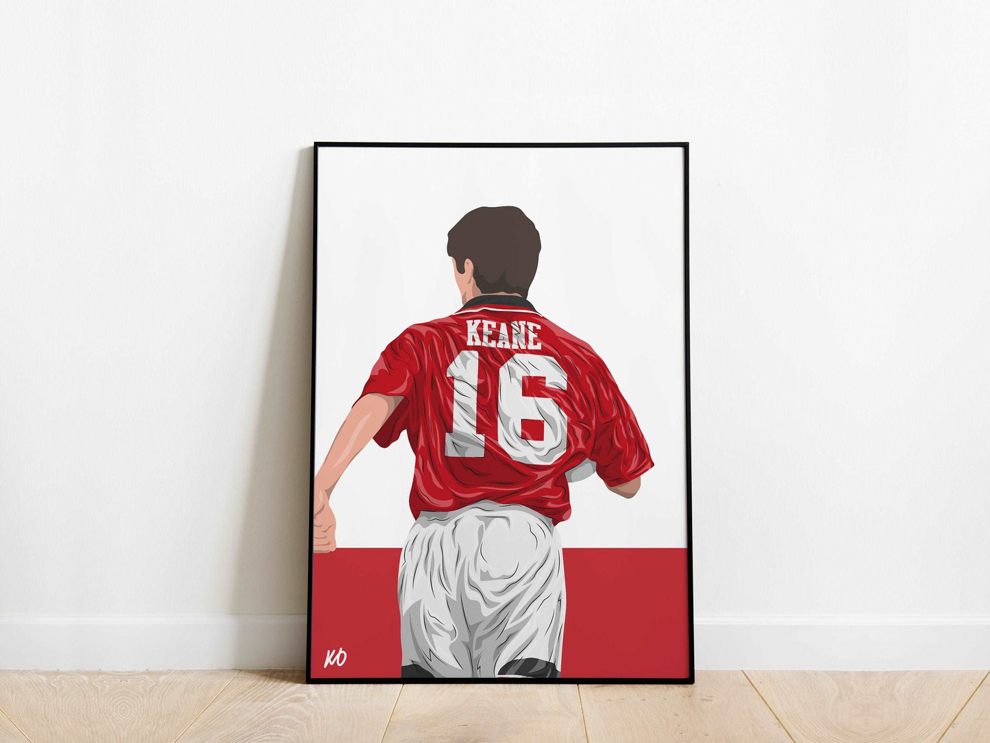 Roy Keane Manchester United Poster KDDesigns6