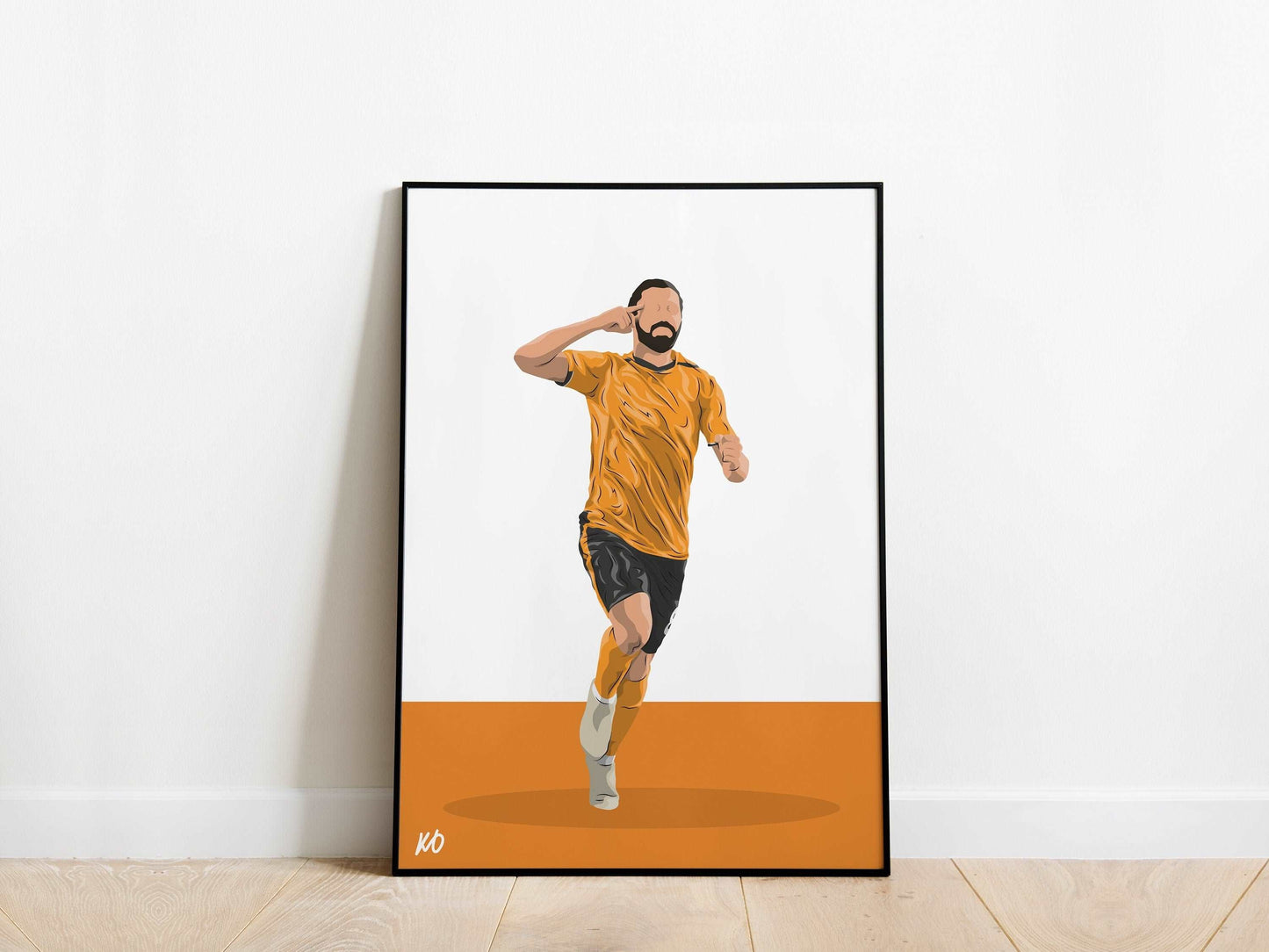 Ruben Neves Wolves Poster - KDDesigns6