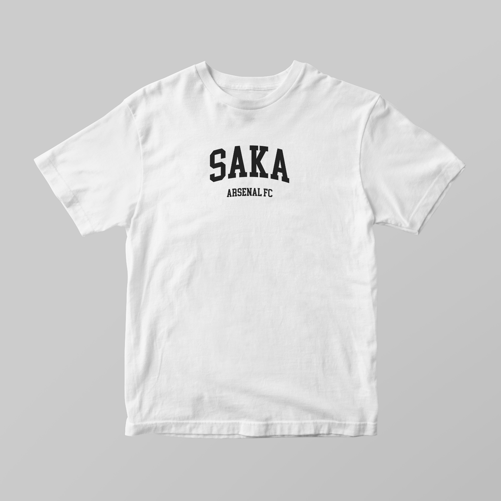 Bukayo Saka Varsity T-Shirt | Arsenal Graphic Tee - KDDesigns6