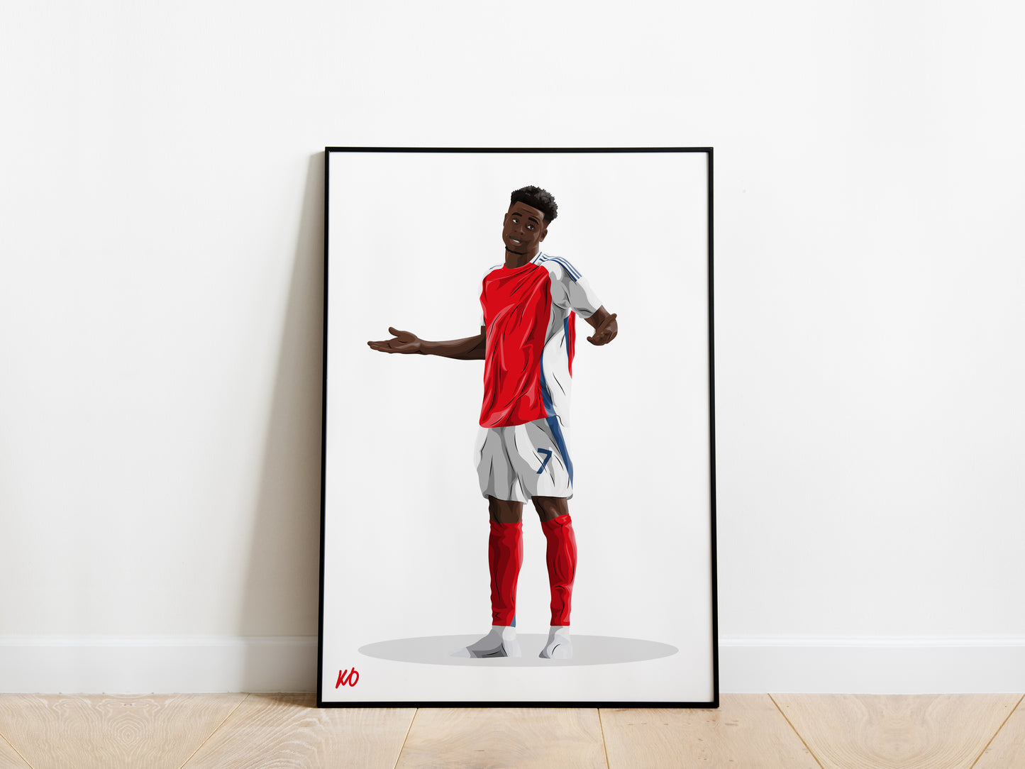 Bukayo Saka Arsenal Poster - KDDesigns6