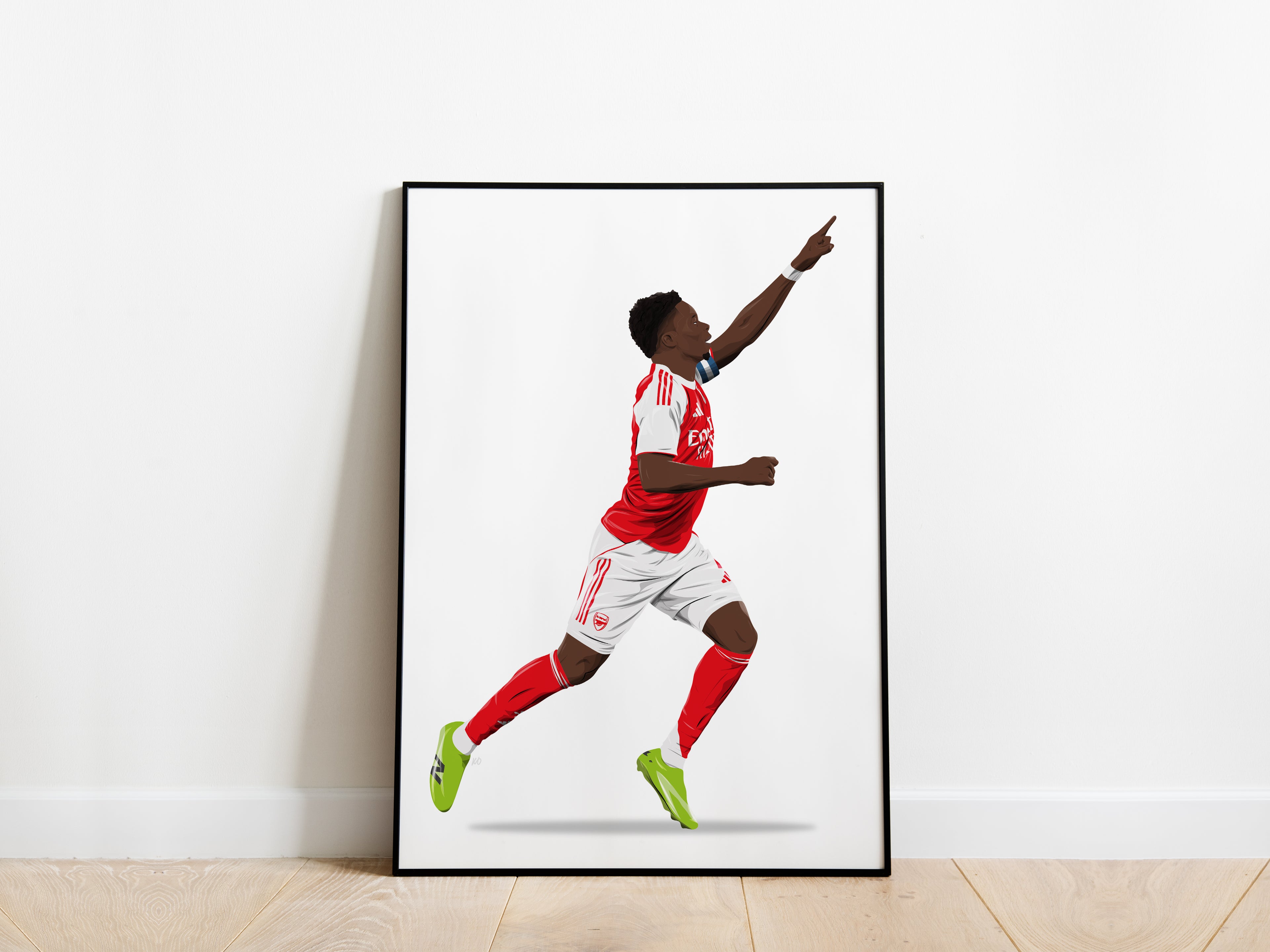 Bukayo Saka 25/26 Celebration Arsenal Poster - KDDesigns6