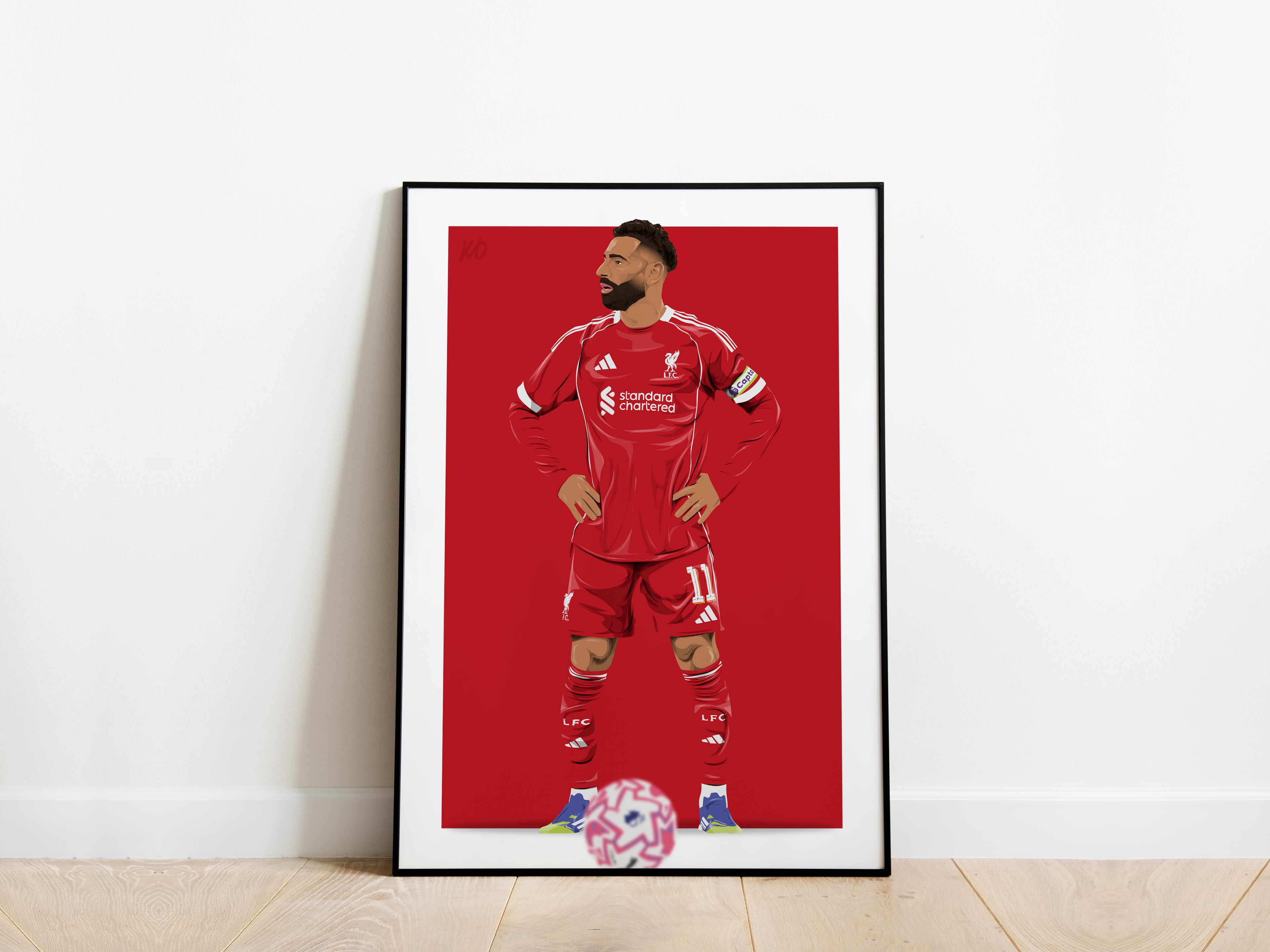 Mo Salah 25/26 Liverpool Poster - KDDesigns6