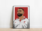 Mo Salah 24/25 Portrait Liverpool Poster - KDDesigns6