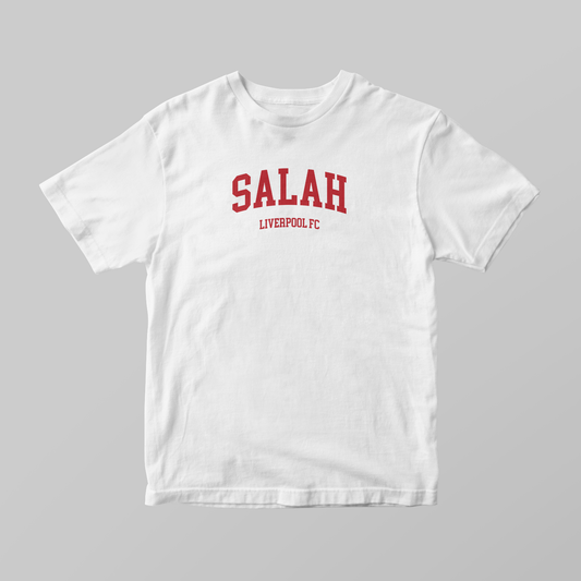 Mo Salah Varsity T-Shirt | Liverpool Graphic Tee