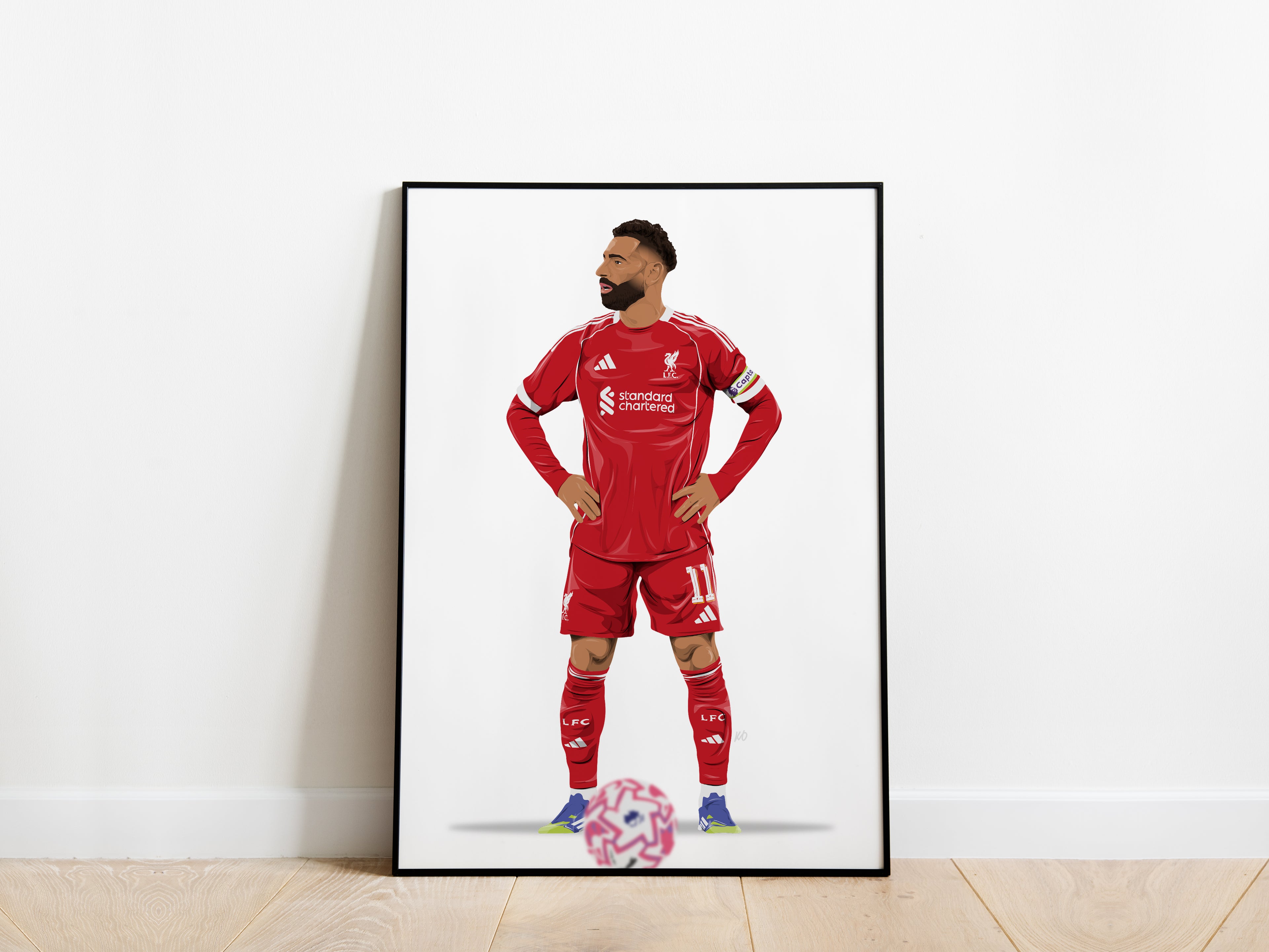 Mo Salah 25/26 Liverpool Poster - KDDesigns6