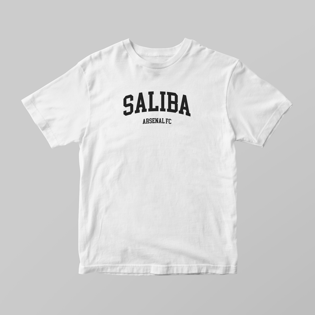 William Saliba Varsity T-Shirt | Arsenal Graphic Tee - KDDesigns6