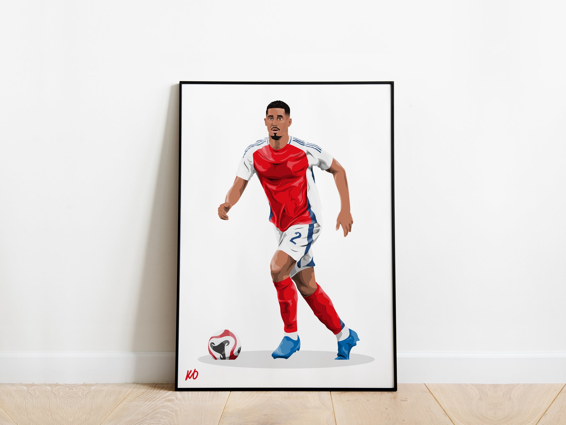 William Saliba Arsenal Poster - KDDesigns6