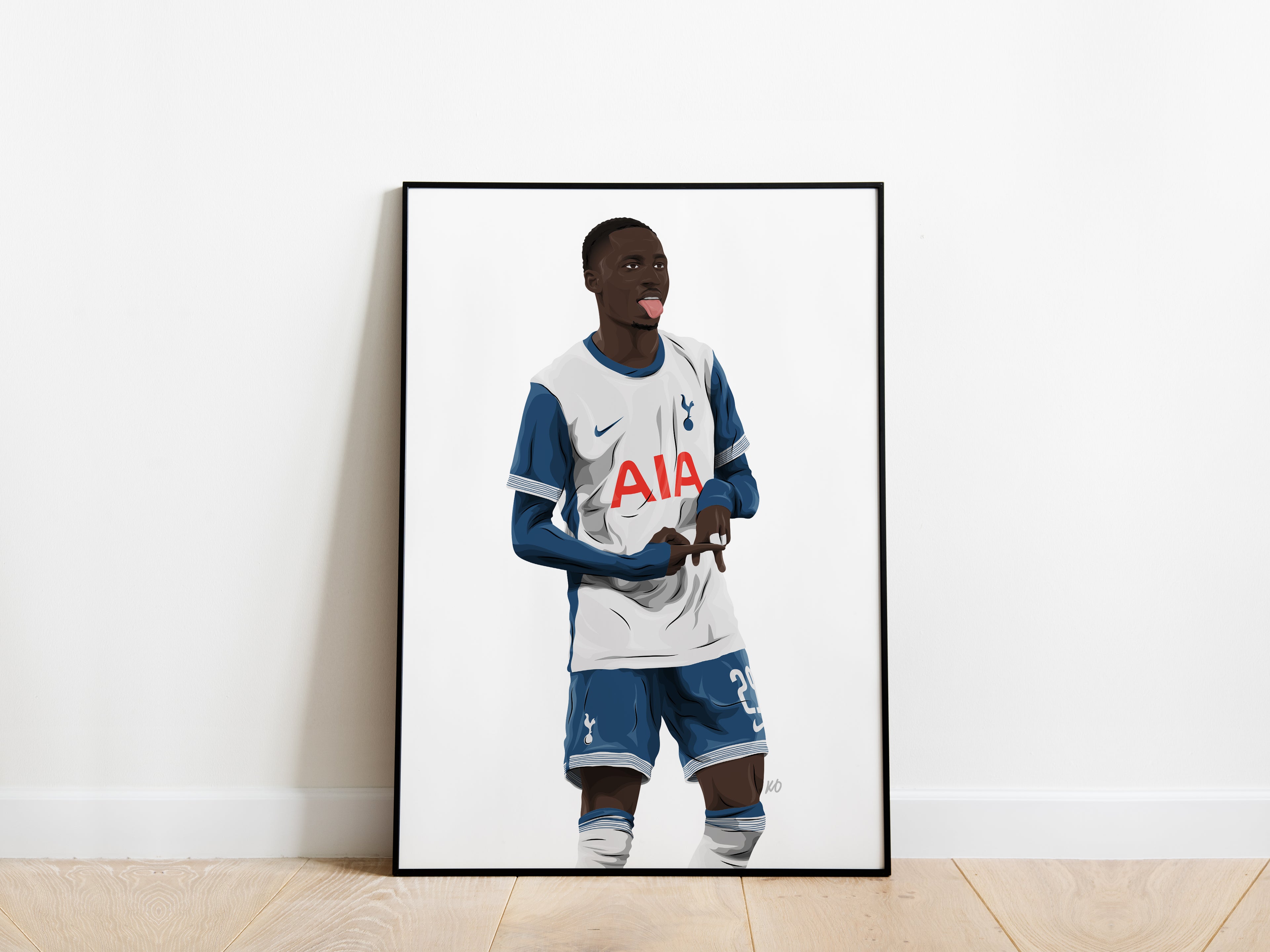 Pape Matar Sarr Tottenham Hotspur Poster - KDDesigns6