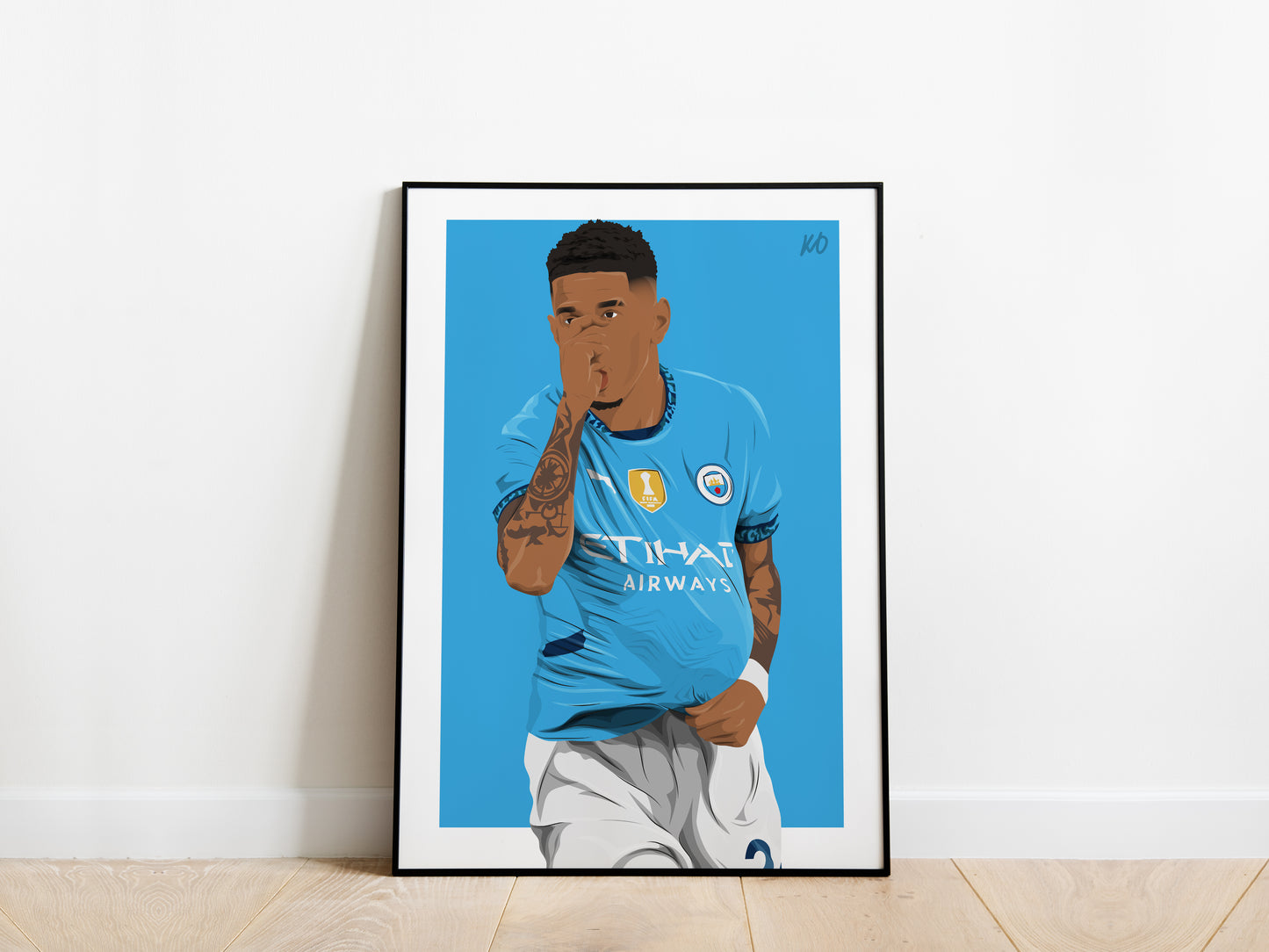 Savinho Man City Poster