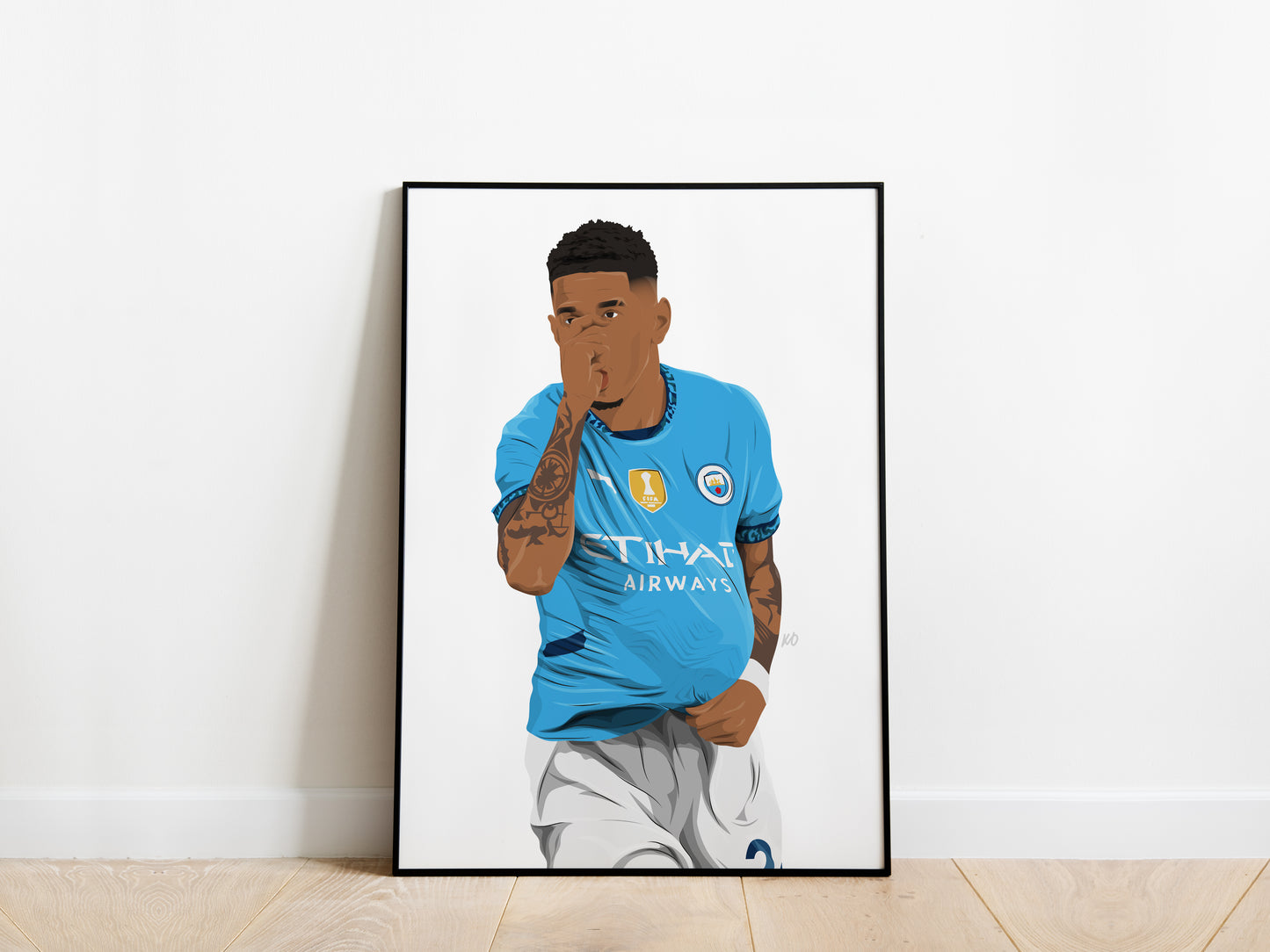 Savinho Man City Poster