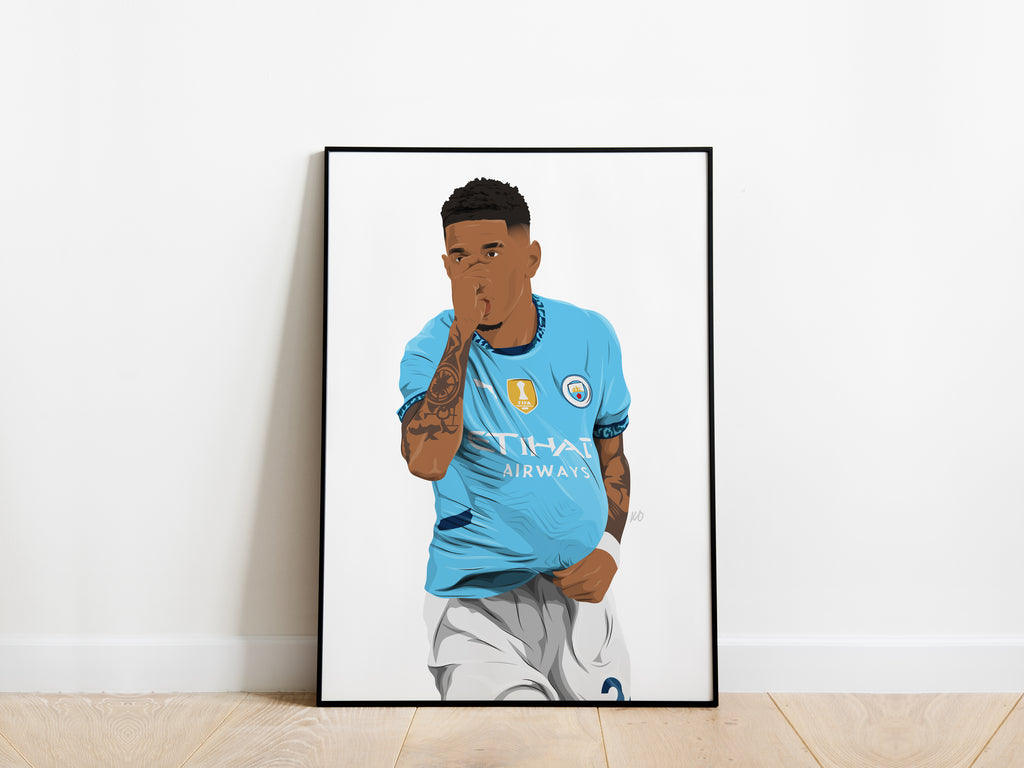 Savinho Man City Poster - KDDesigns6