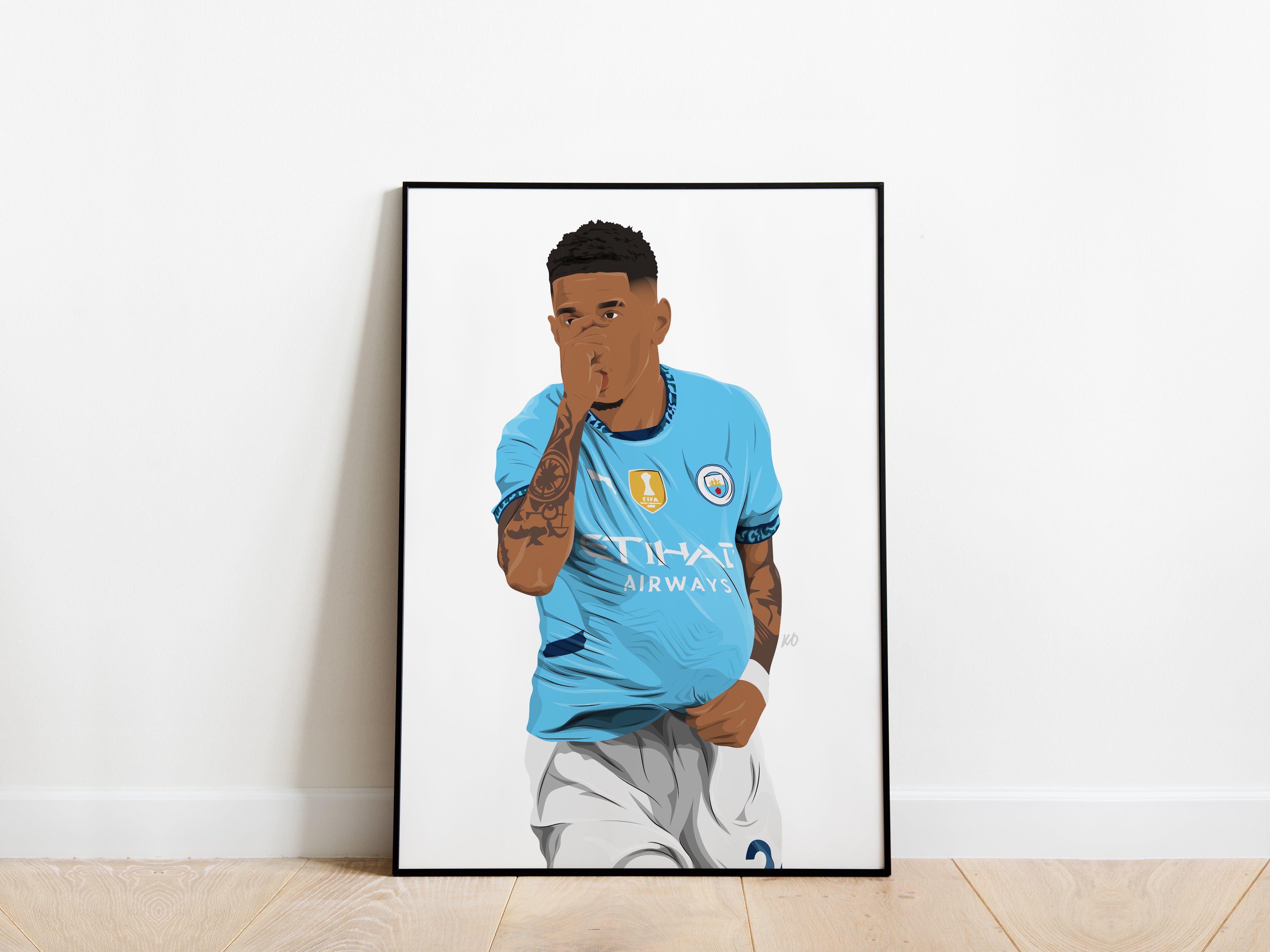Savinho Man City Poster - KDDesigns6