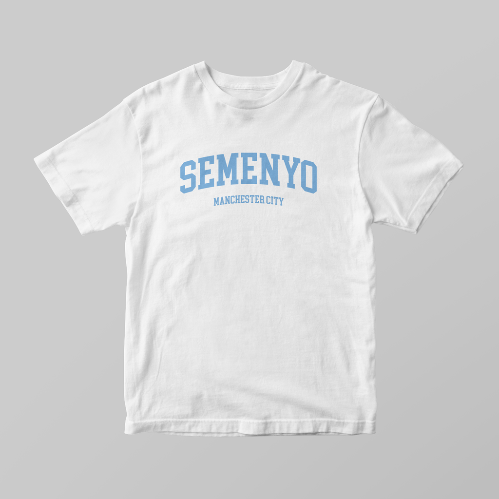Antoine Semenyo Varsity T-Shirt | Man City Graphic Tee - KDDesigns6