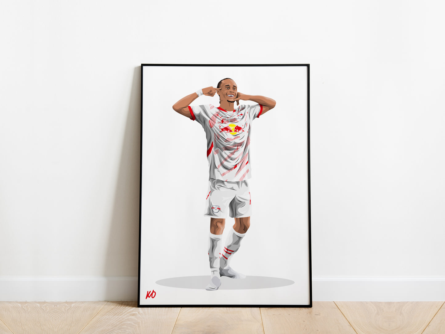 Xavi Simons RB Leipzig Poster - KDDesigns6