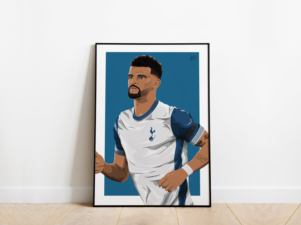 Dominic Solanke Tottenham Hotspur Poster - KDDesigns6