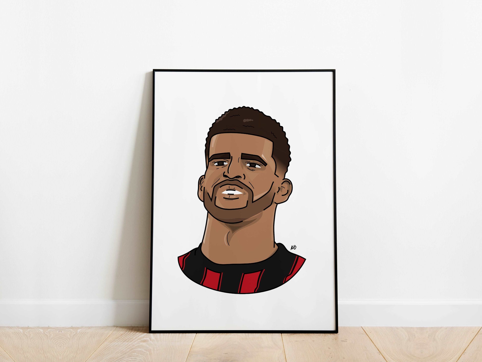 Dominic Solanke Portrait AFC Bournemouth Poster - KDDesigns6