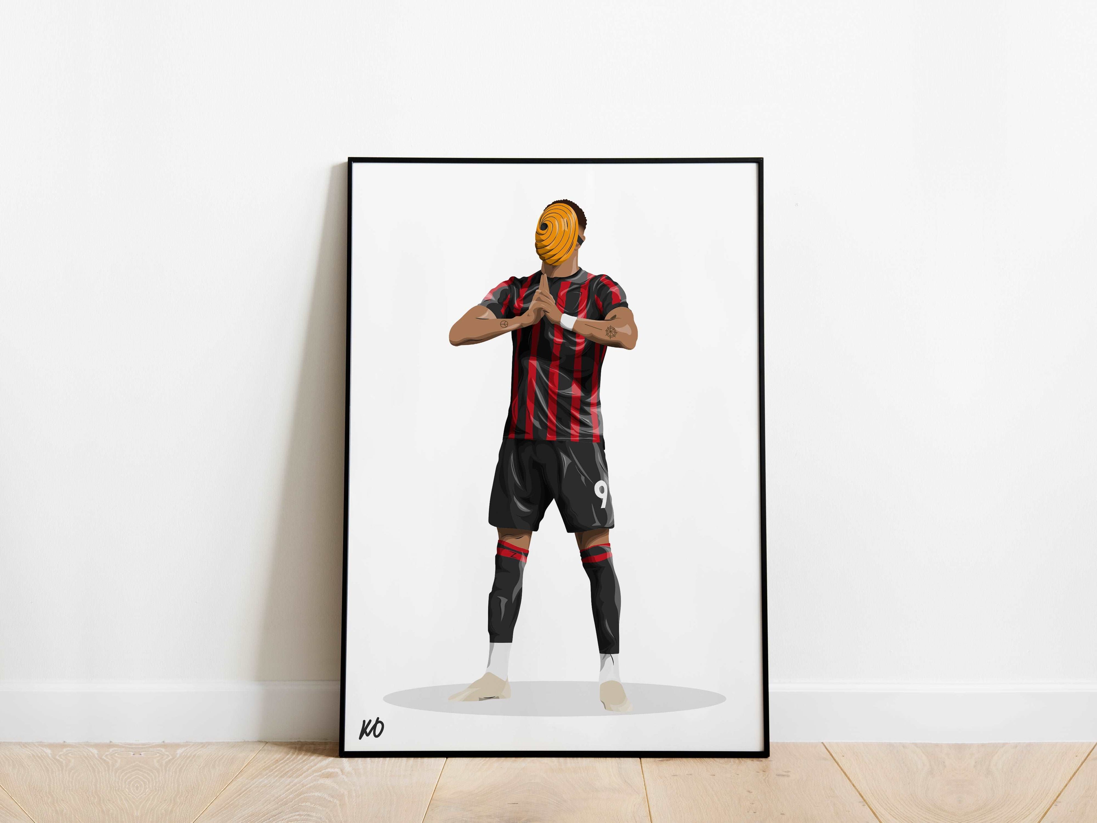 Dominic Solanke Naruto Celebration AFC Bournemouth Poster - KDDesigns6