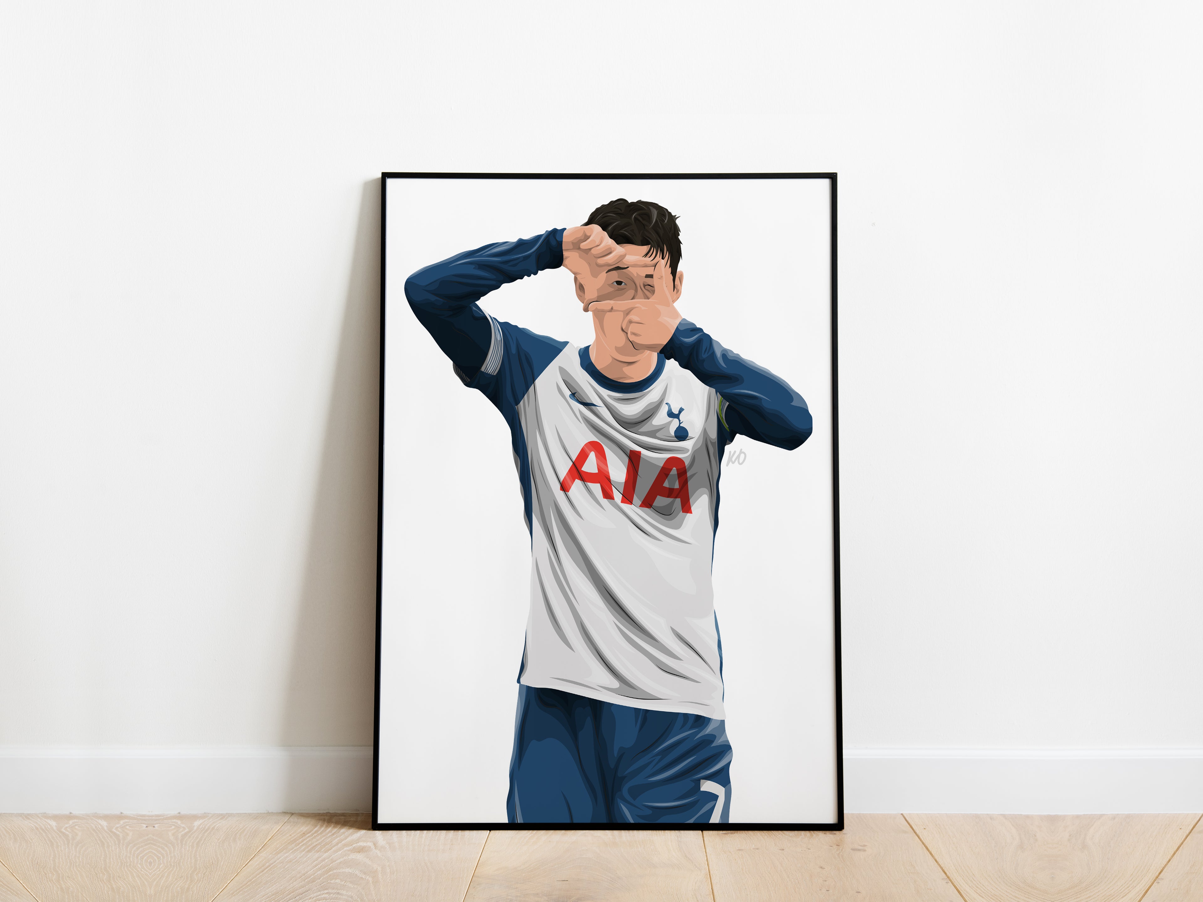 Hueng Min Son 24/25 Tottenham Hotspur Poster - KDDesigns6
