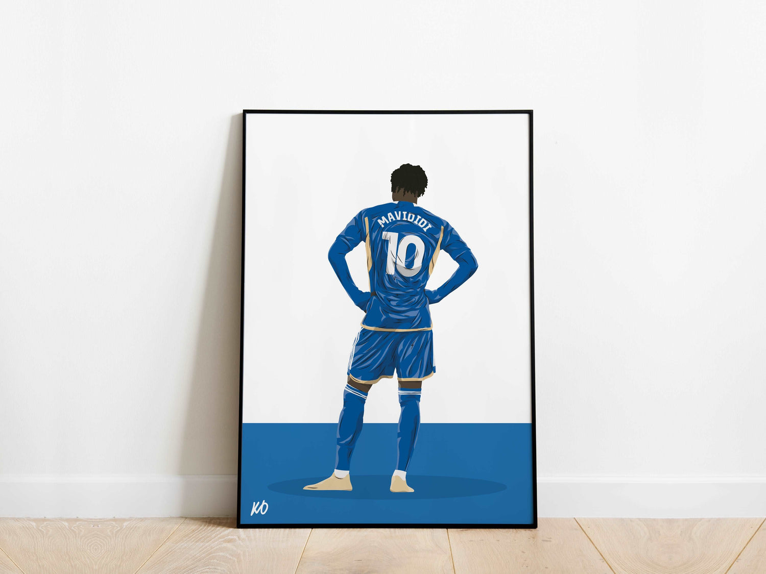 Stephy Mavididi Leicester City Poster - KDDesigns6