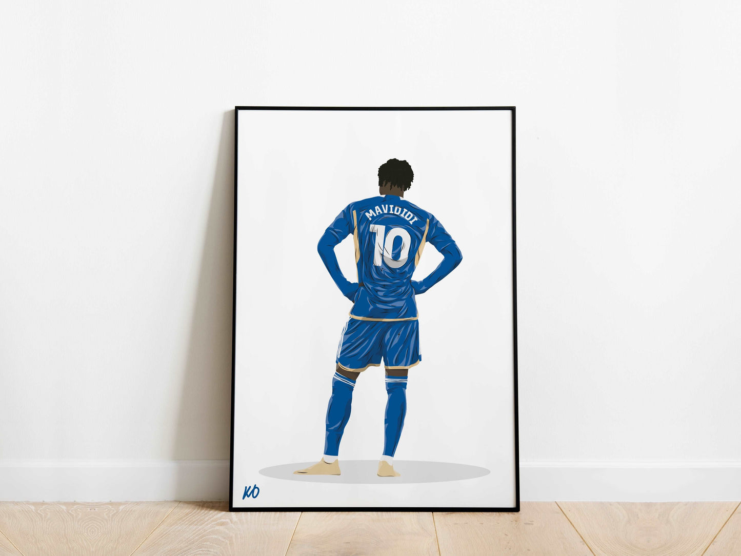 Stephy Mavididi Leicester City Poster KDDesigns6