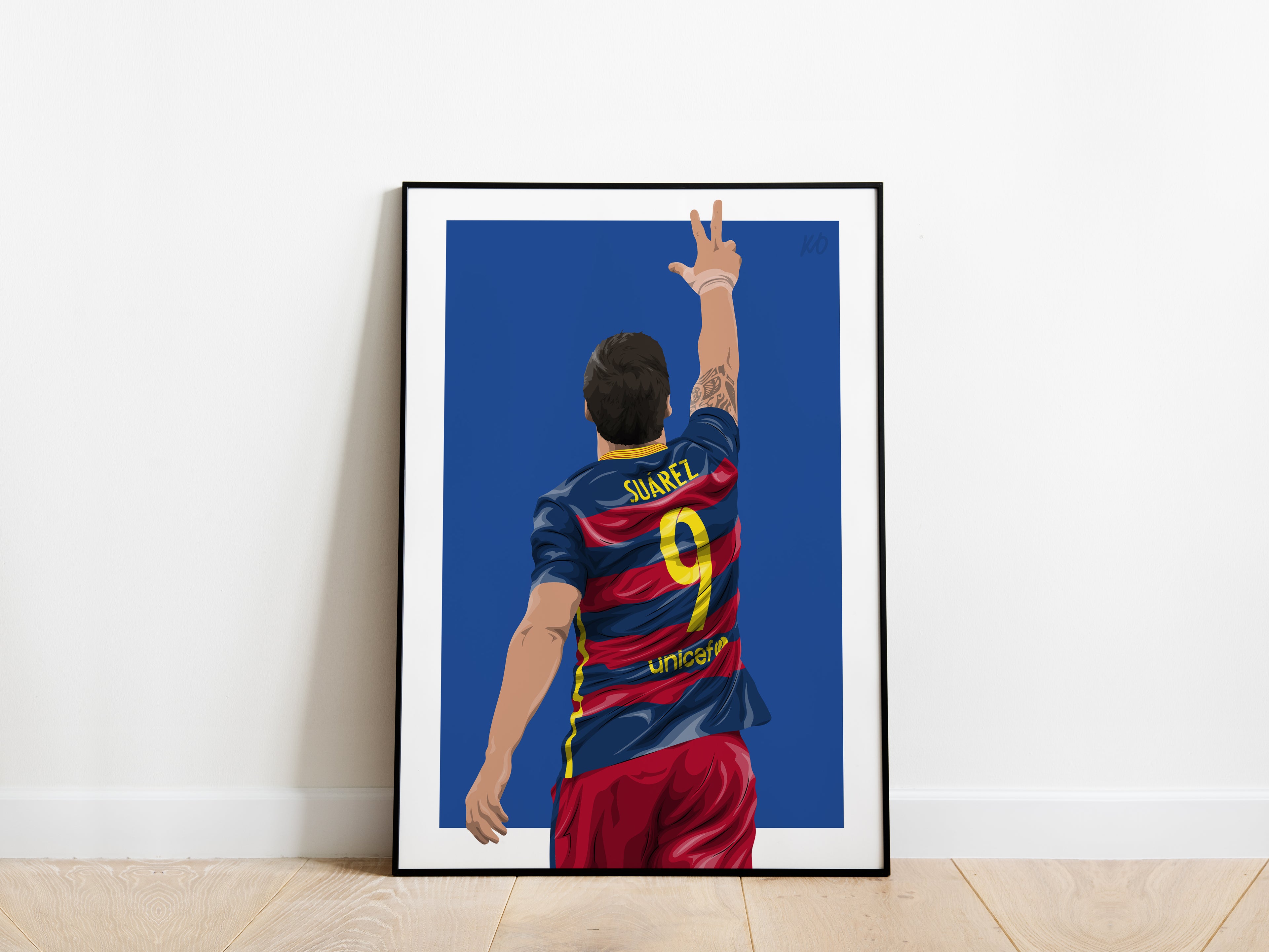 Luis Suárez FC Barcelona Poster - KDDesigns6