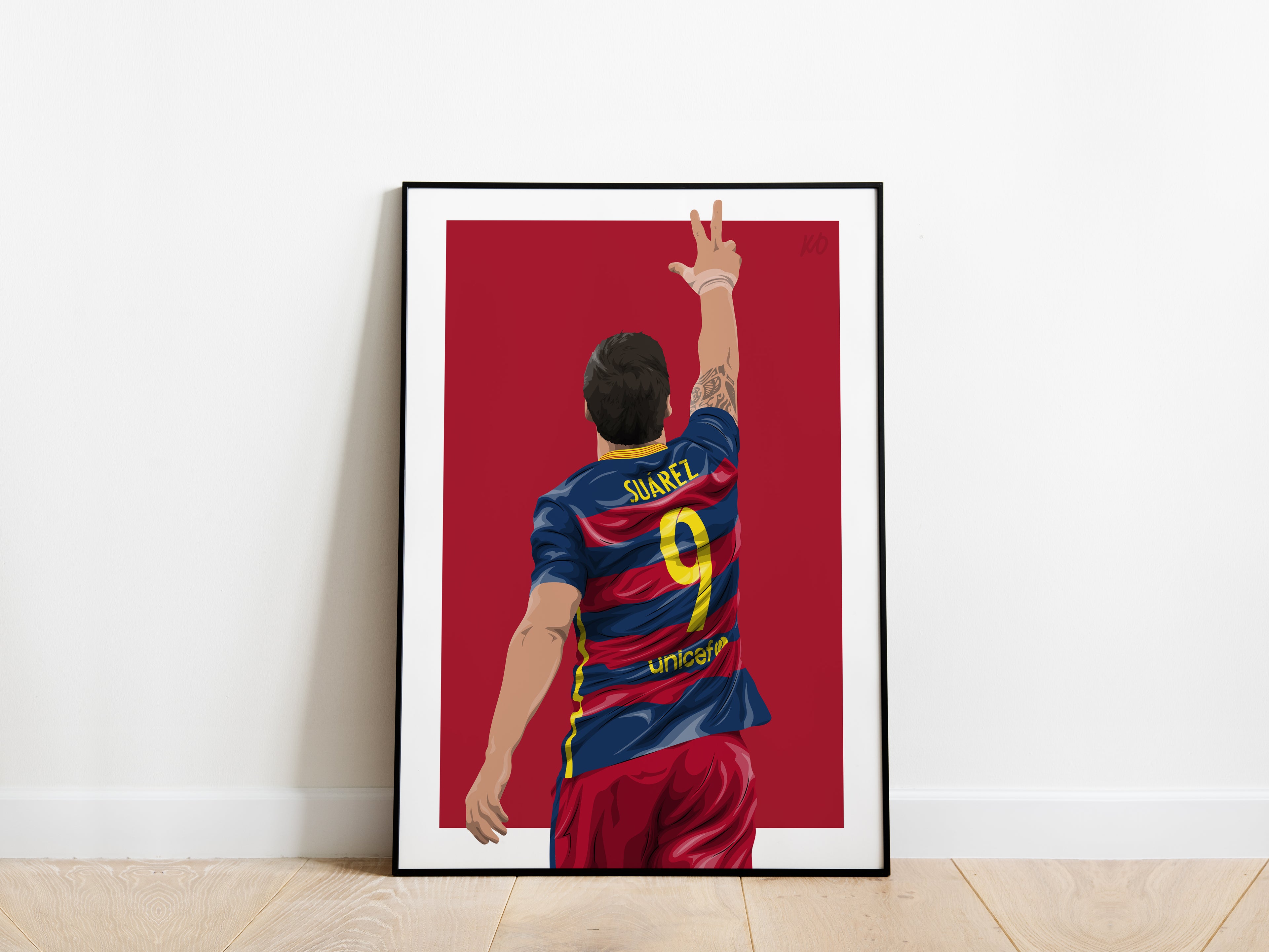 Luis Suárez FC Barcelona Poster - KDDesigns6
