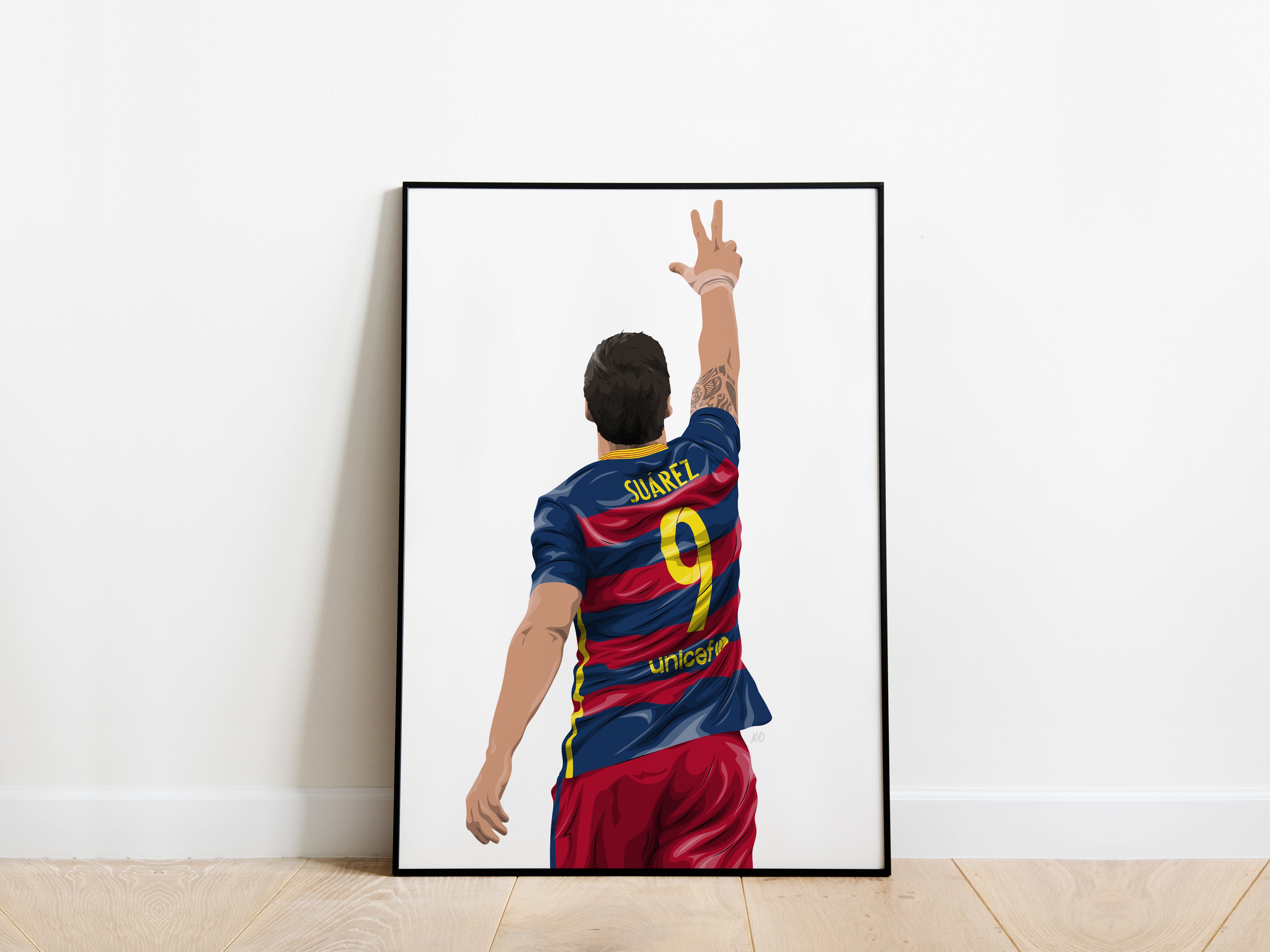 Luis Suárez FC Barcelona Poster - KDDesigns6