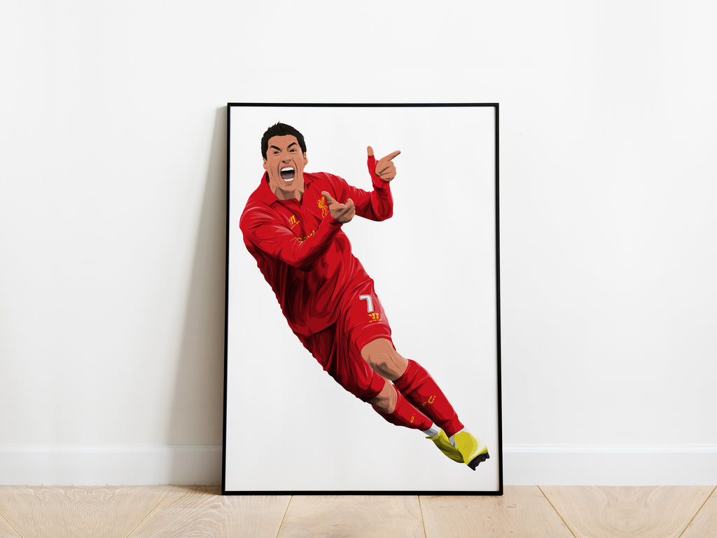 Luis Suárez Liverpool Poster - KDDesigns6