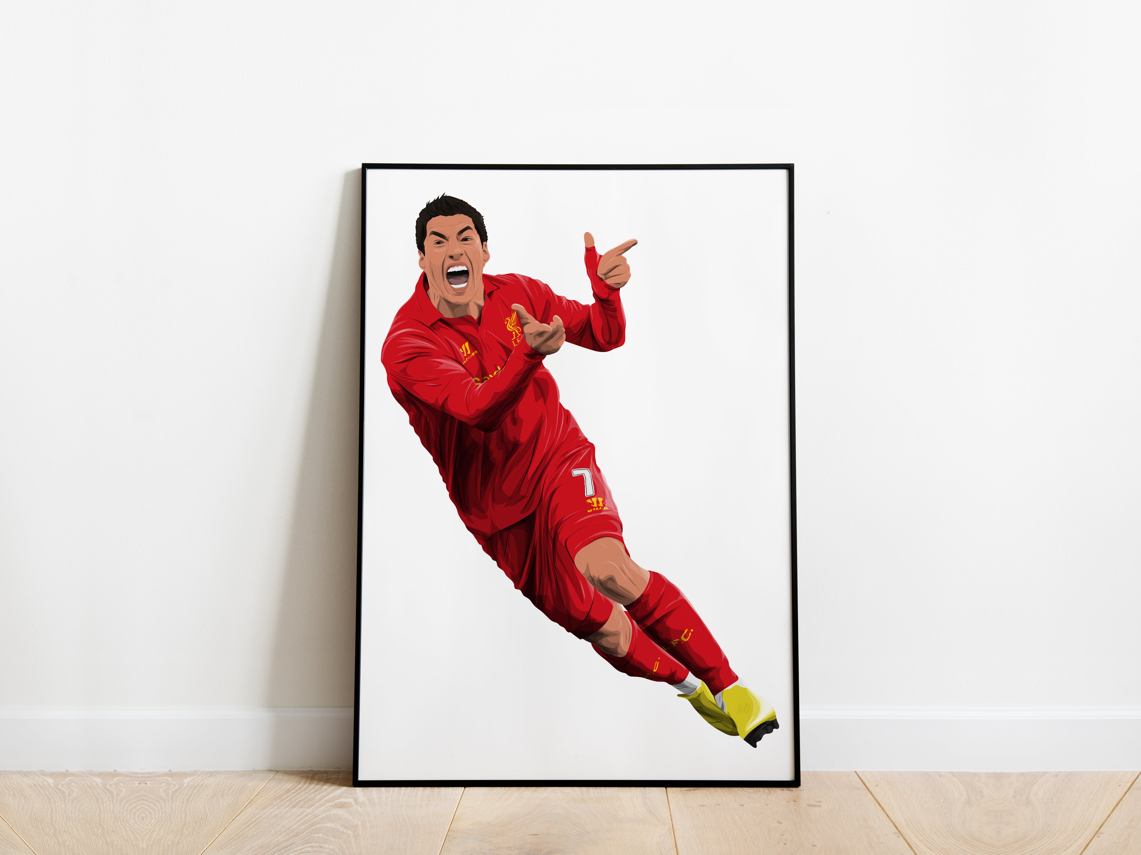 Luis Suárez Liverpool Poster - KDDesigns6