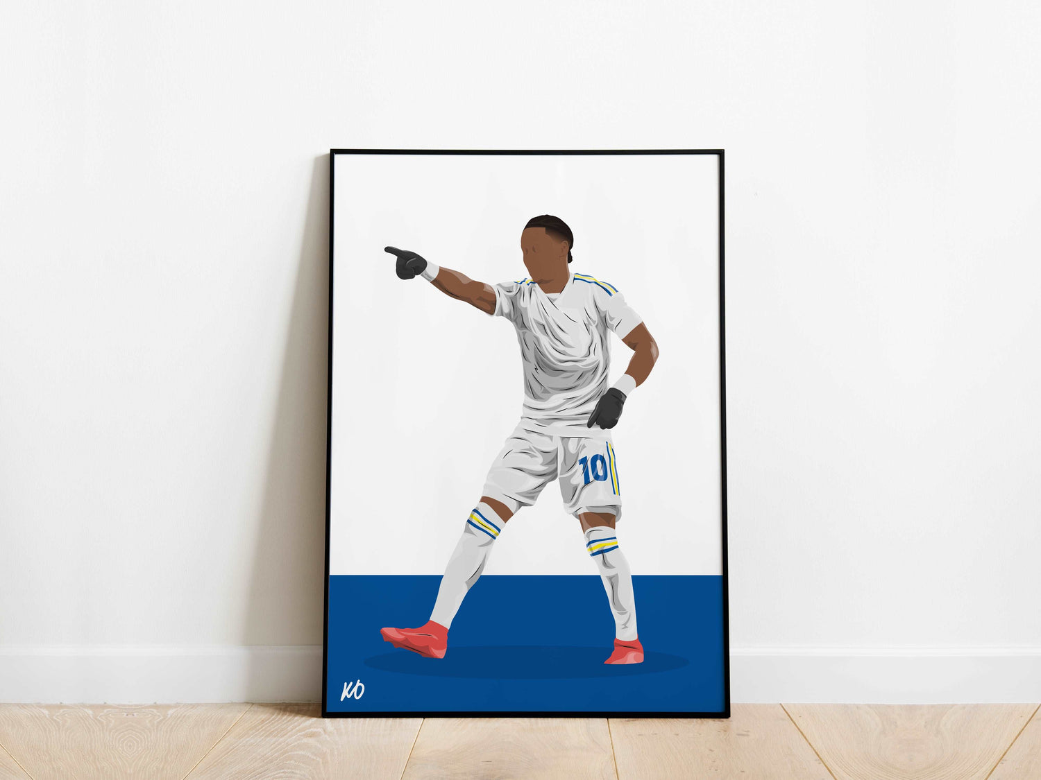 Crysencio Summerville Leeds United Poster - KDDesigns6