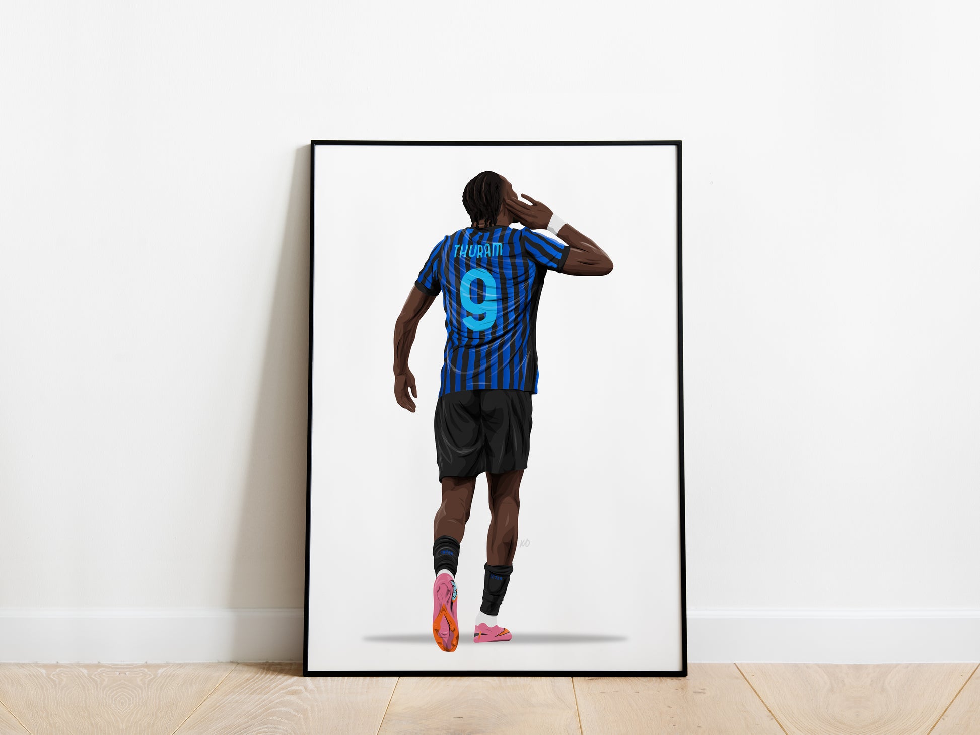 Marcus Thuram 25/26 Celebration Inter Milan Poster - KDDesigns6