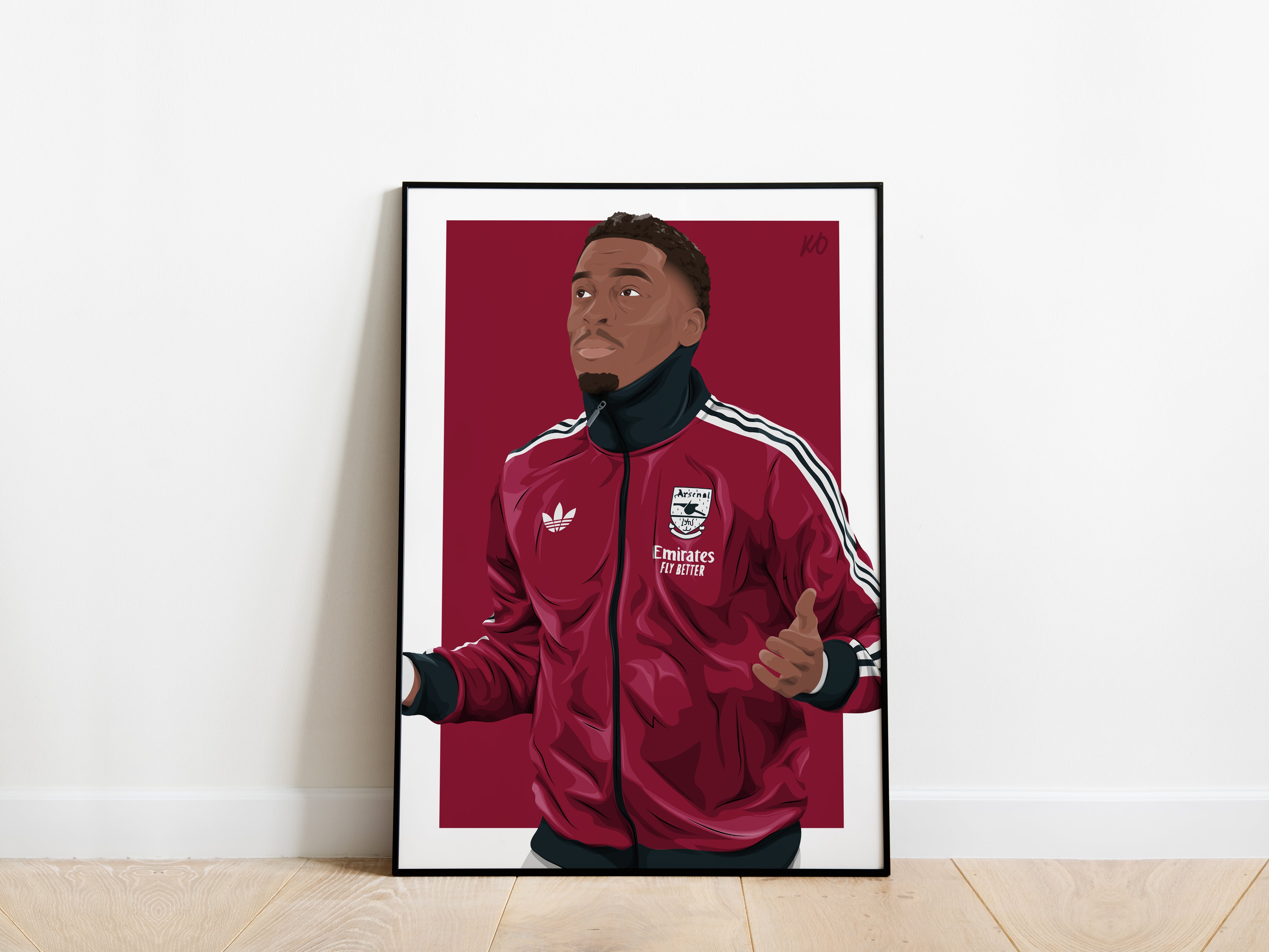 Jurrien Timber 24/25 Arsenal Poster - KDDesigns6