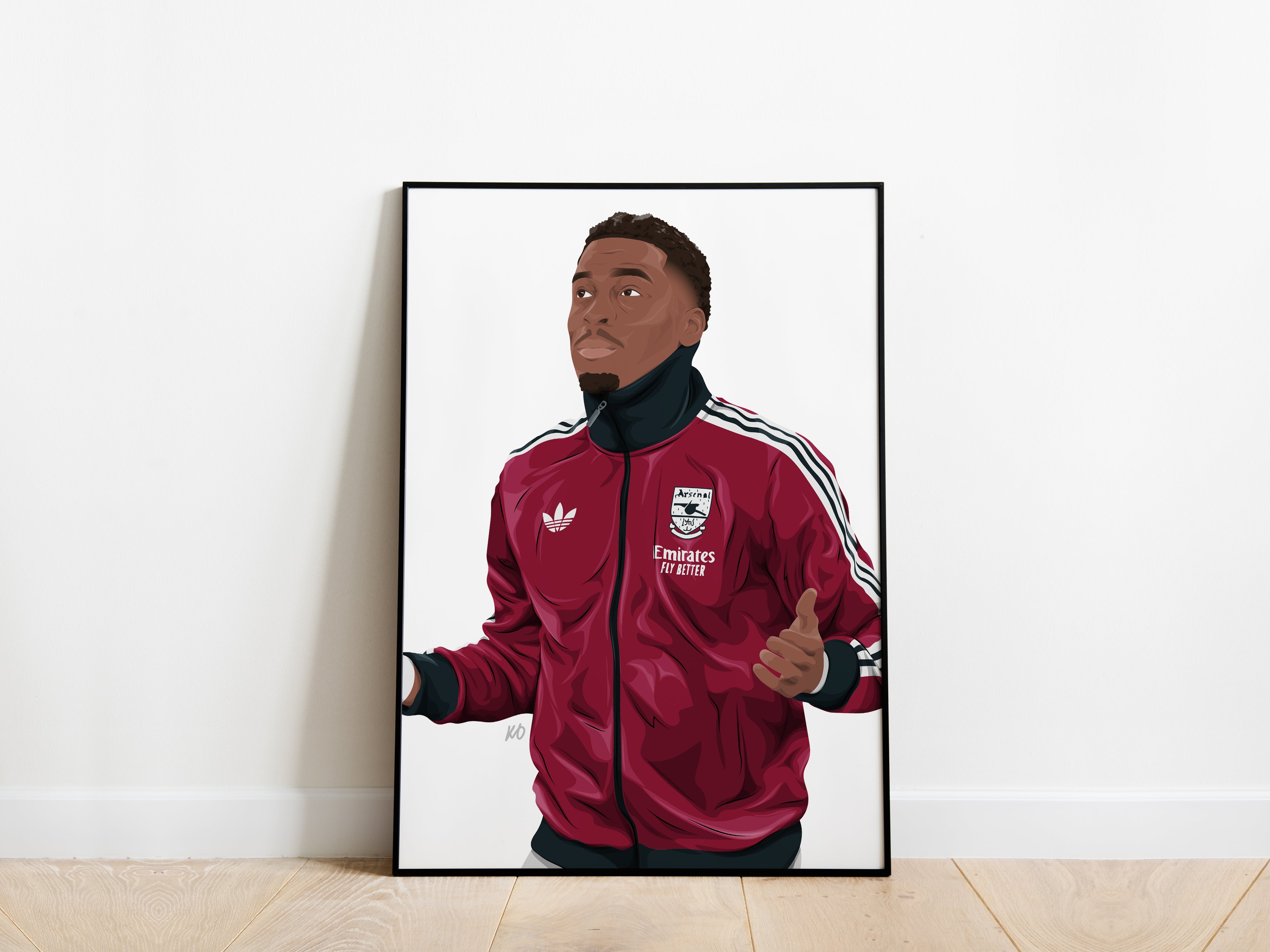 Jurrien Timber 24/25 Arsenal Poster - KDDesigns6