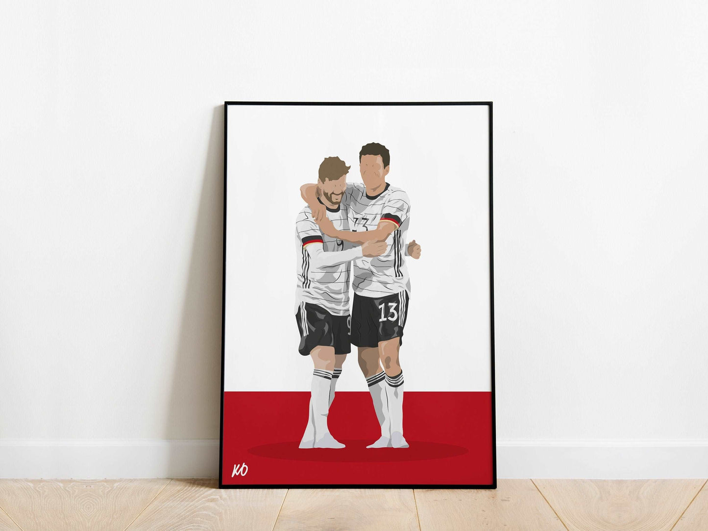 Timo Werner, Thomas Muller Germany Poster - KDDesigns6