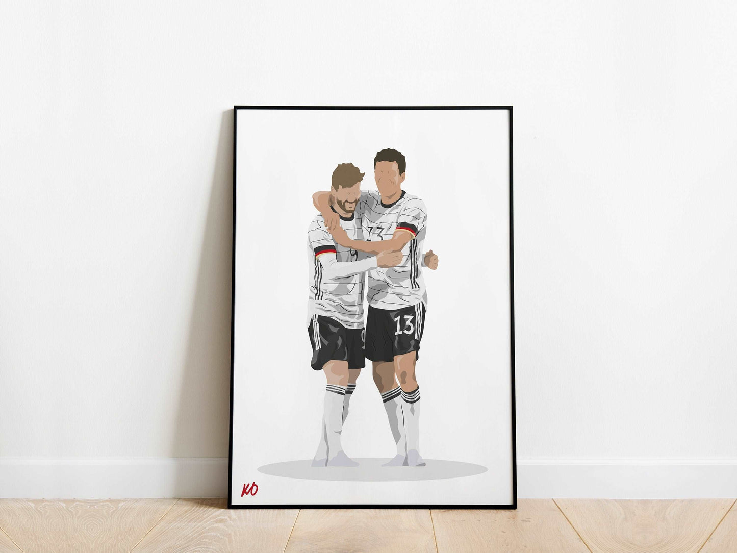 Timo Werner, Thomas Muller Germany Poster KDDesigns6