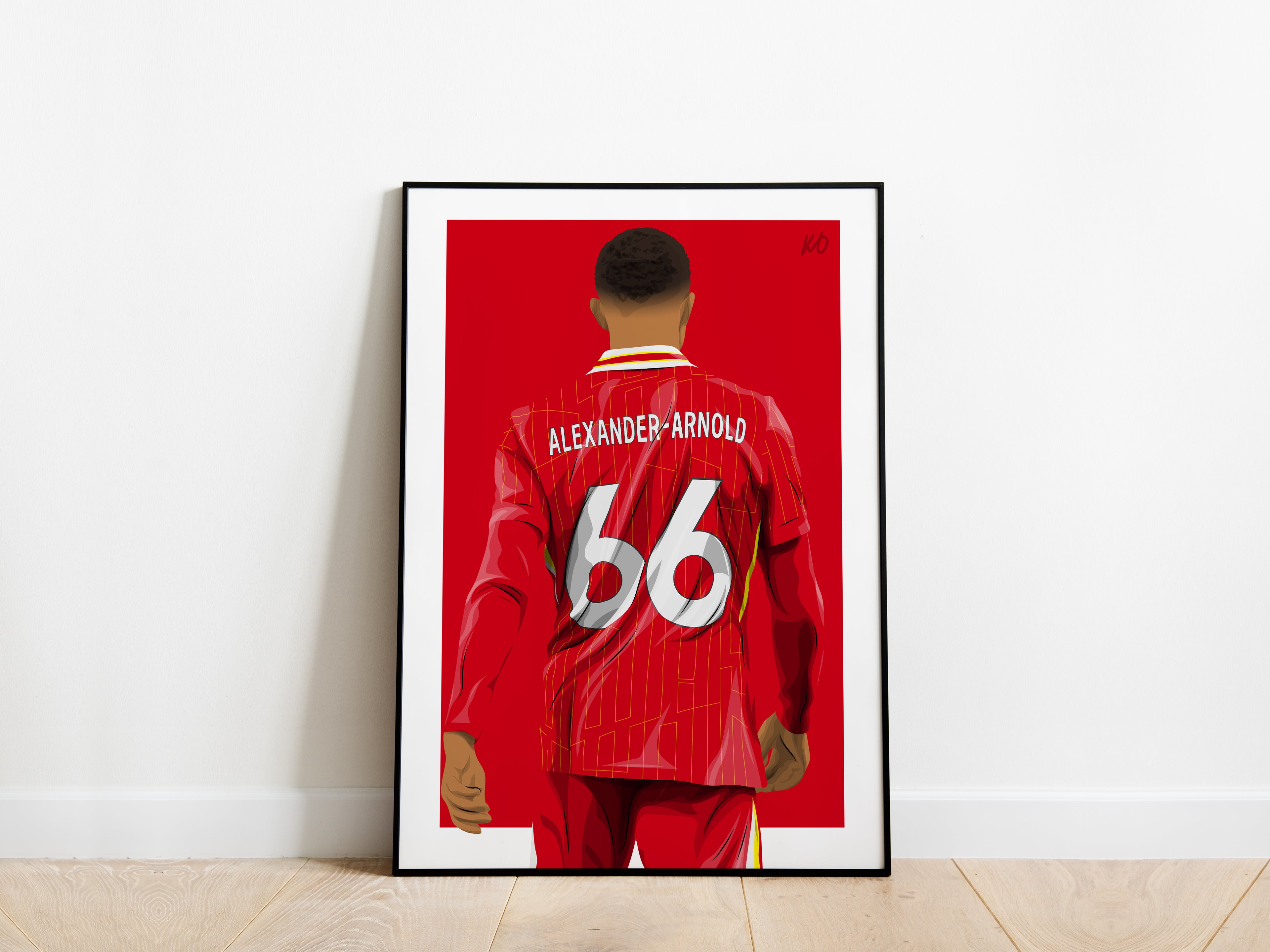 Trent Alexander-Arnold '66' Liverpool Poster - KDDesigns6