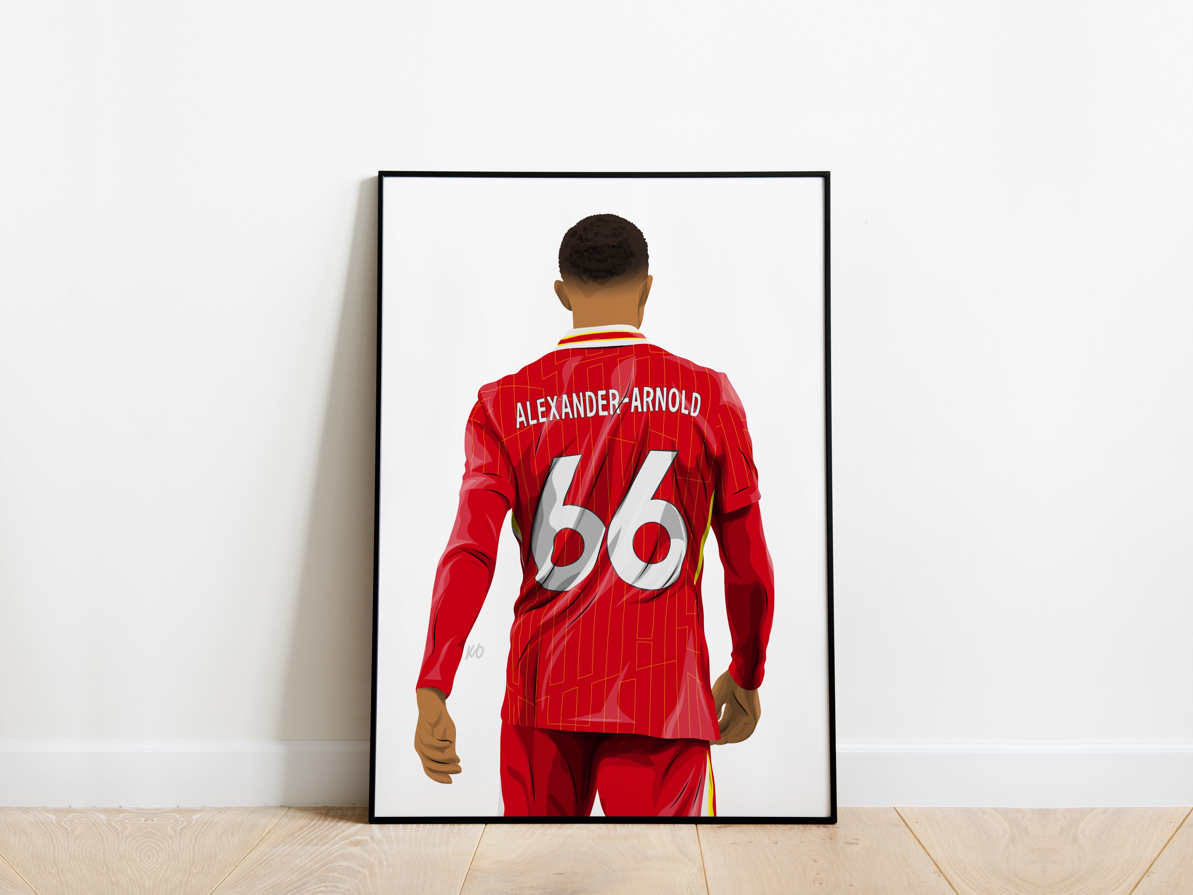 Trent Alexander-Arnold '66' Liverpool Poster - KDDesigns6