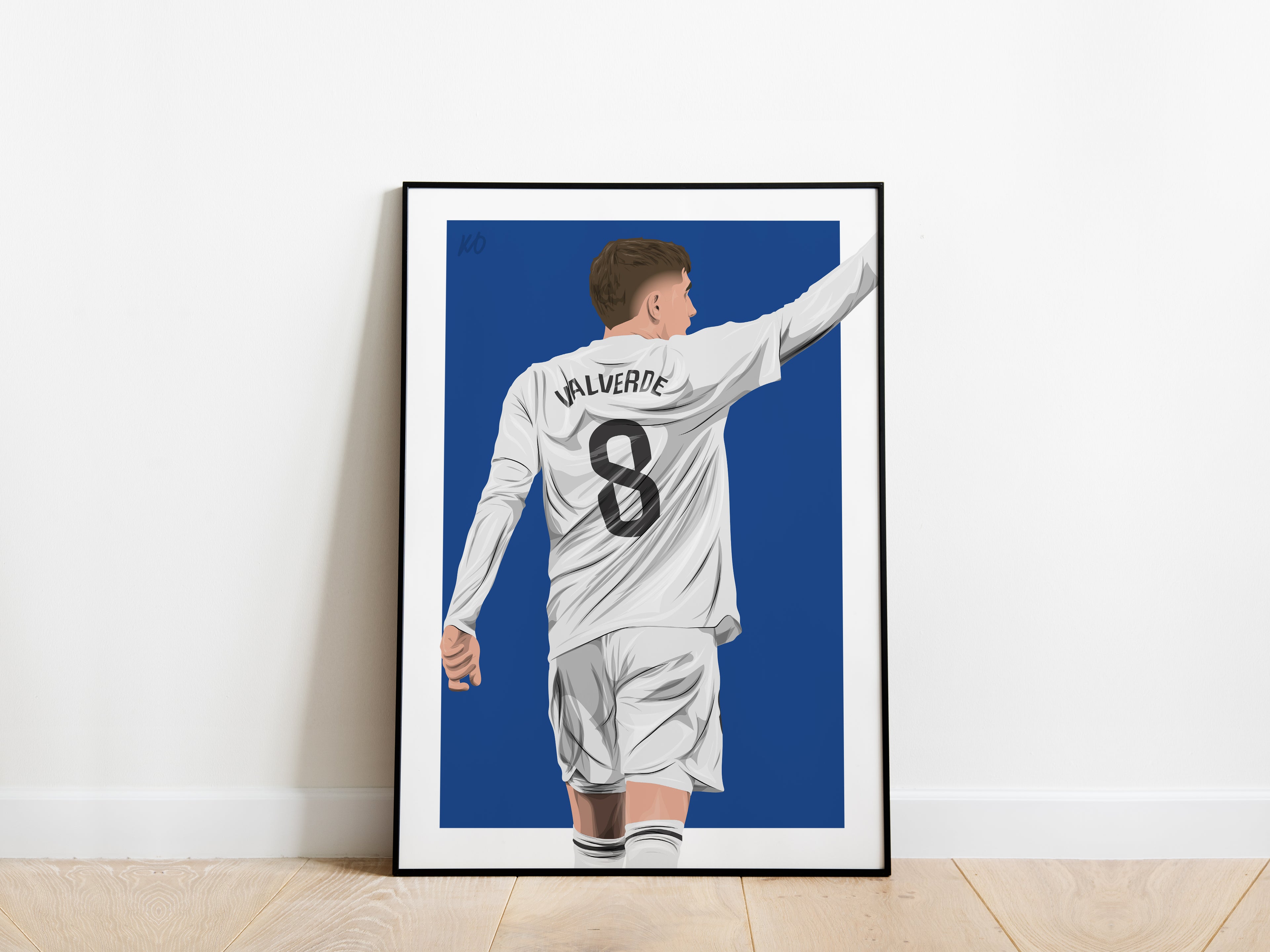 Federico Valverde Celebration Real Madrid Poster - KDDesigns6