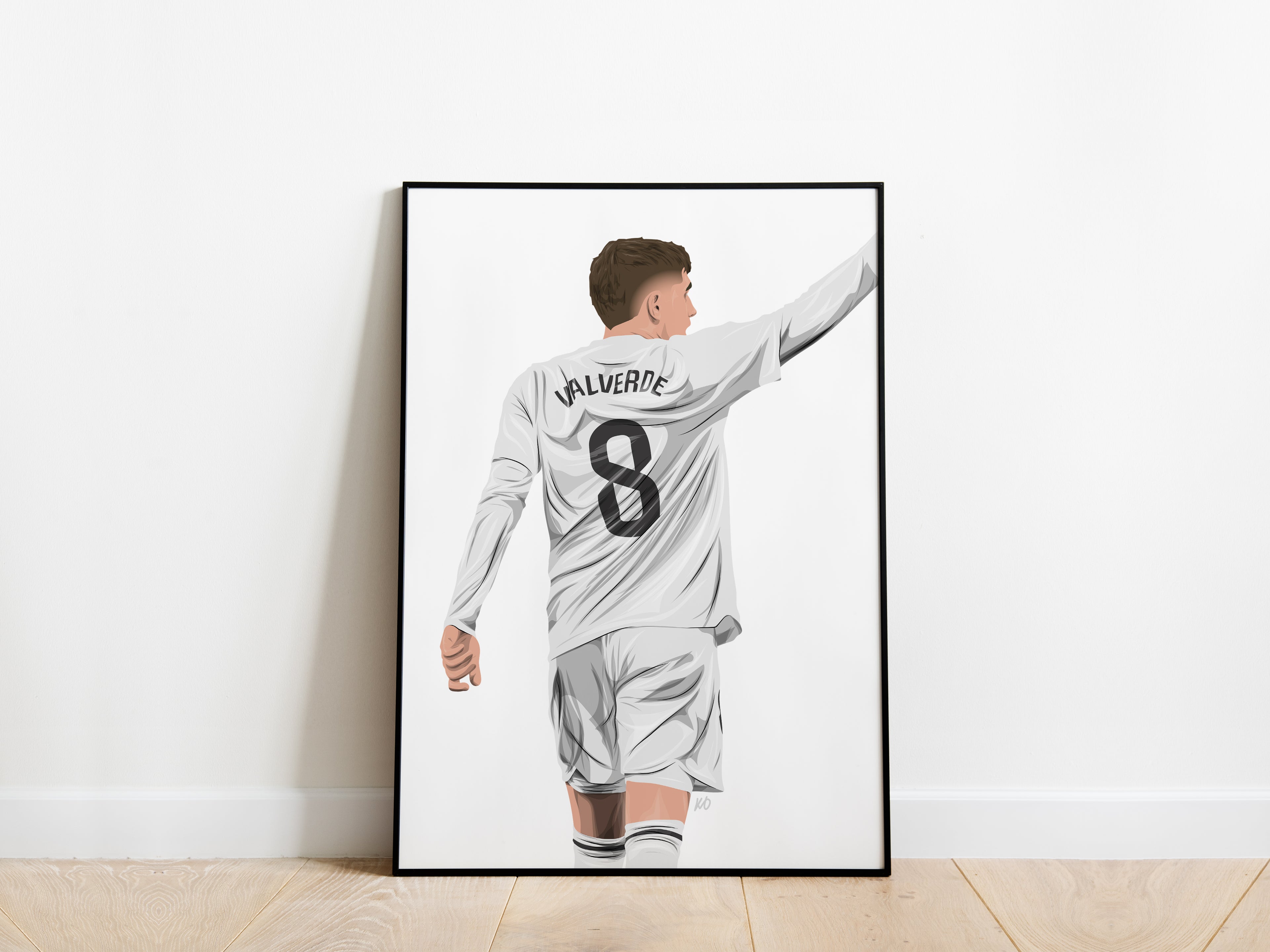 Federico Valverde Celebration Real Madrid Poster - KDDesigns6