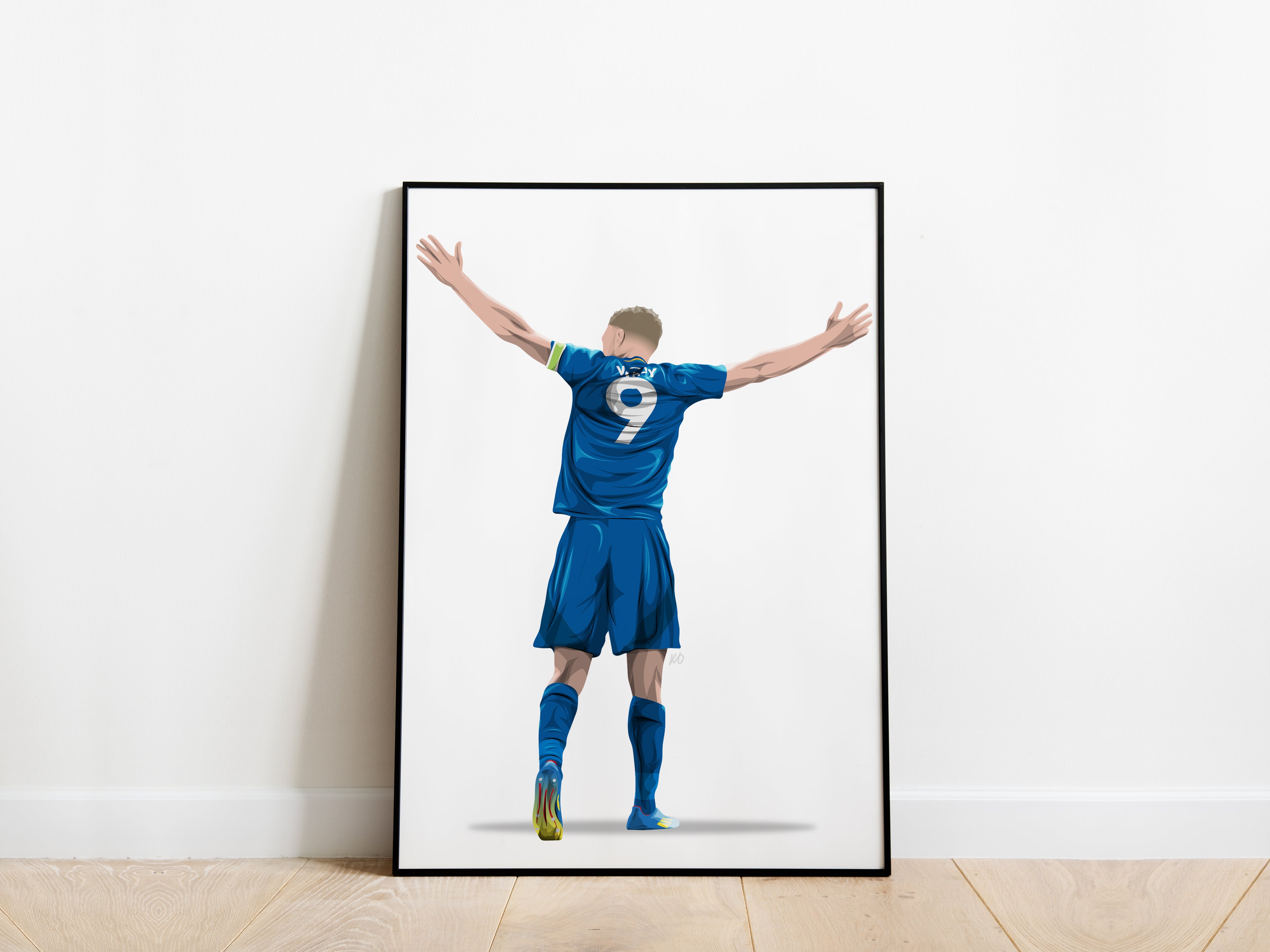 Jamie Vardy Final Game Leicester City Poster - KDDesigns6