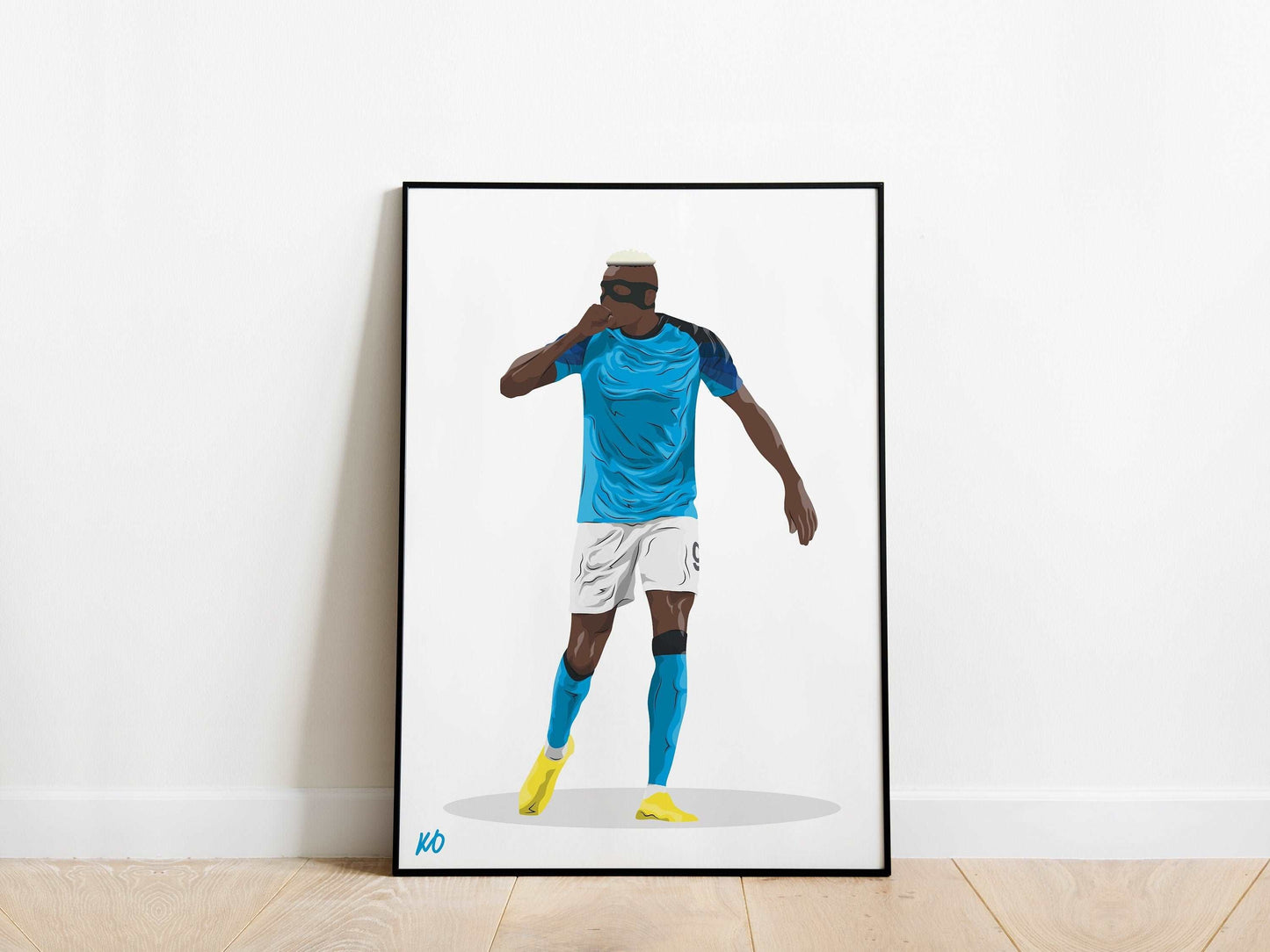 Victor Osimhen Napoli Poster KDDesigns6