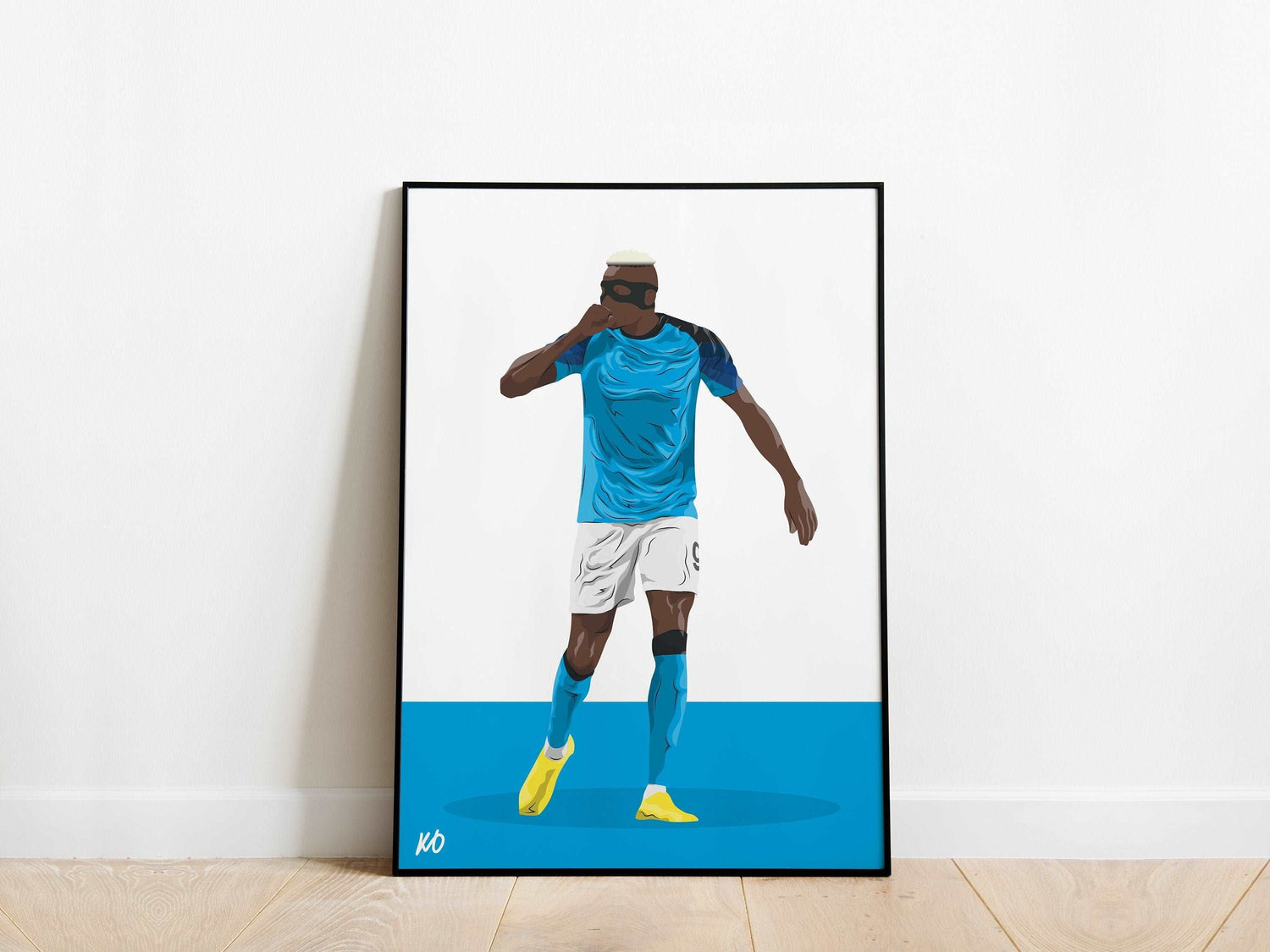 Victor Osimhen Napoli Poster - KDDesigns6