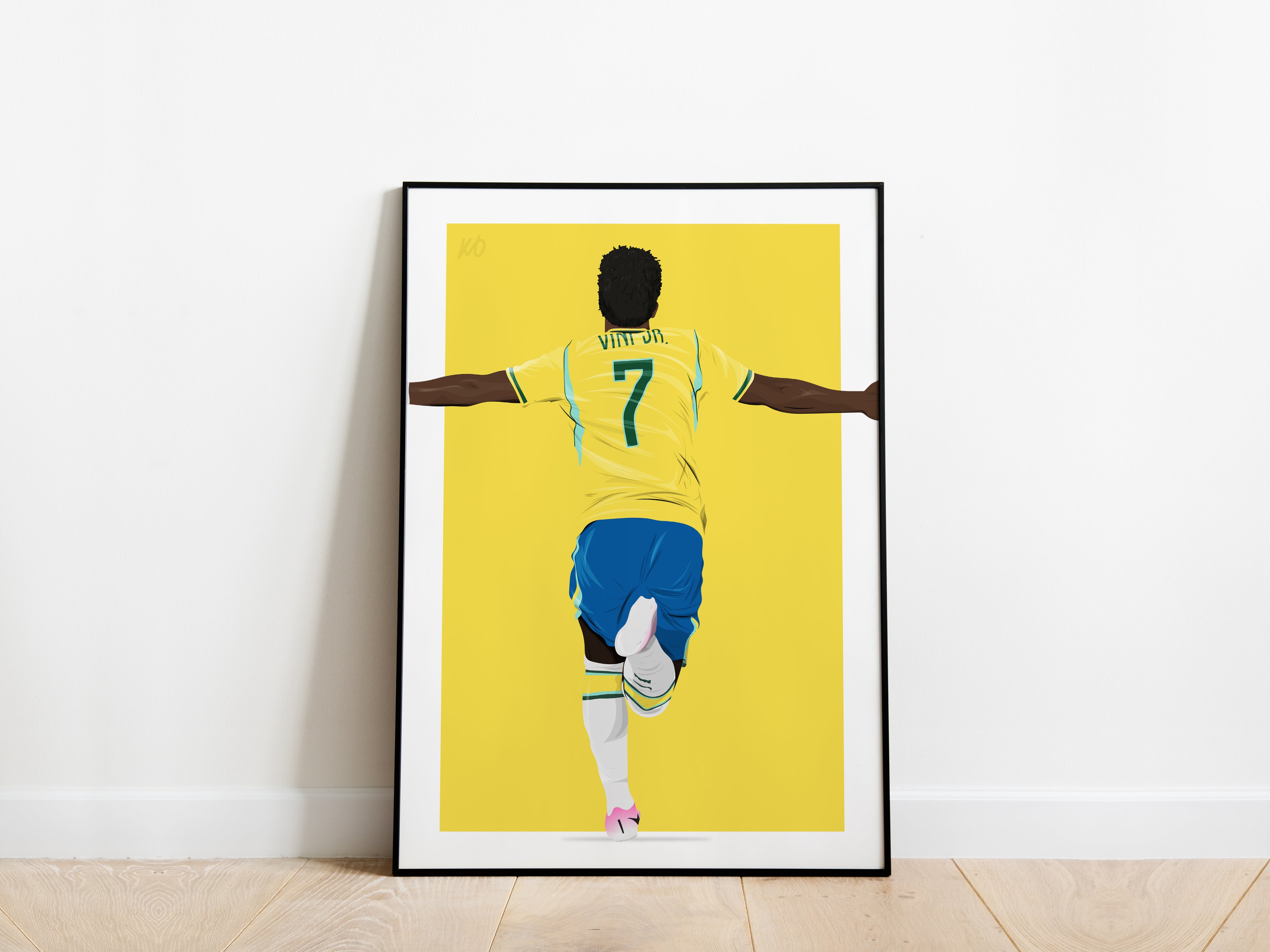 Vinicius Jr World Cup 2026 Brazil Poster