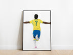 Vinicius Jr World Cup 2026 Brazil Poster