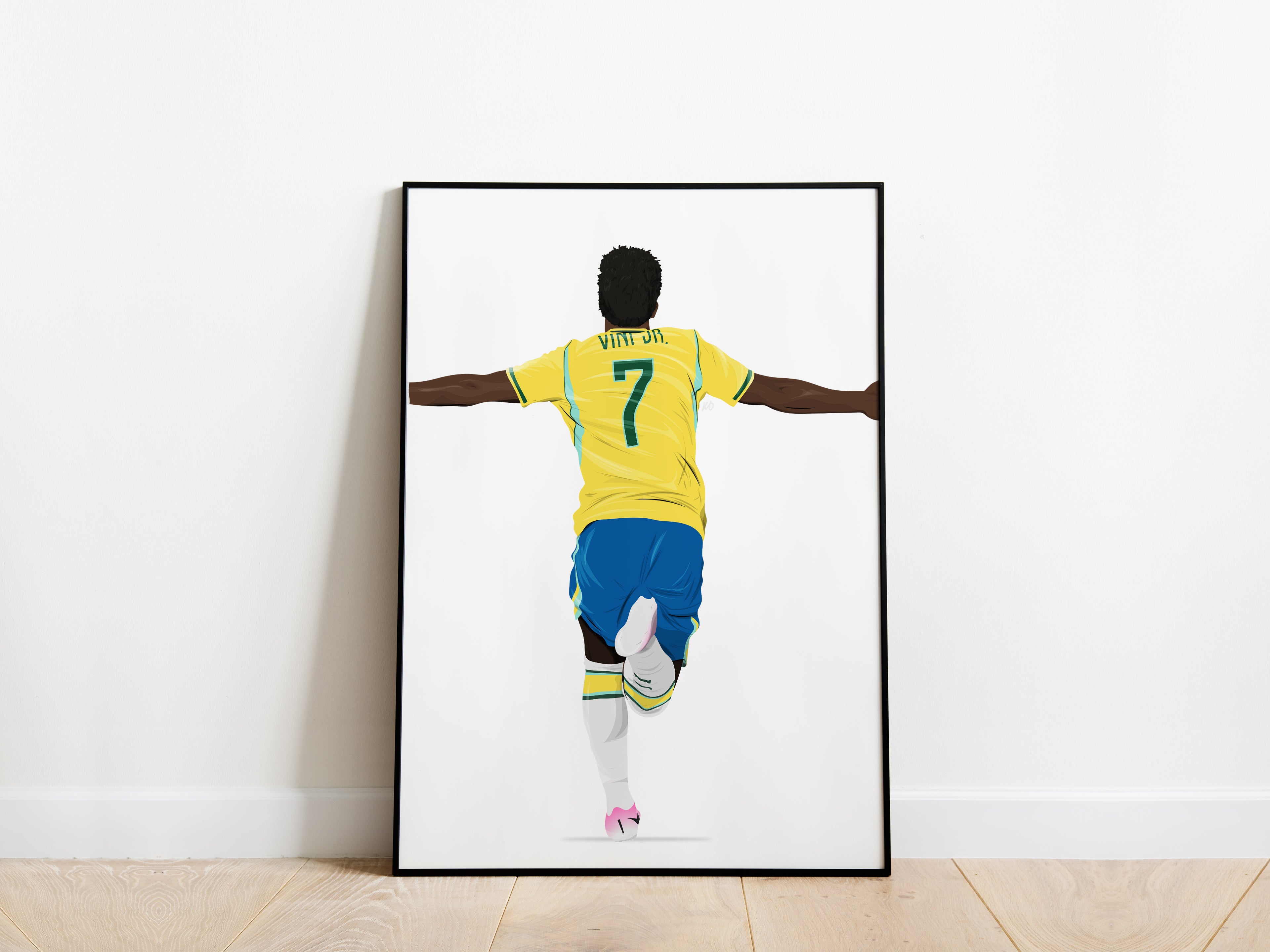 Vinicius Jr World Cup 2026 Brazil Poster