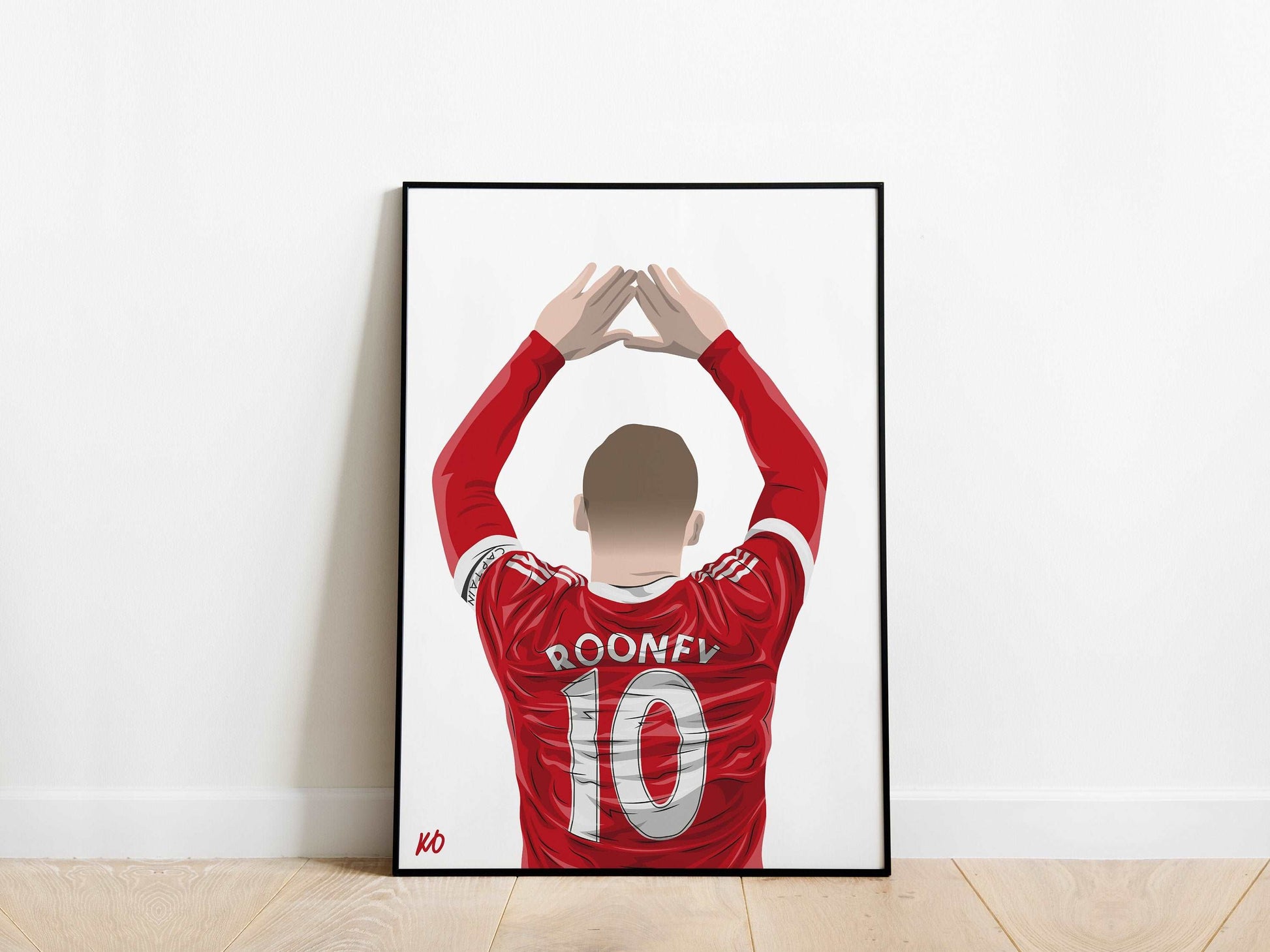Wayne Rooney Manchester United Poster KDDesigns6