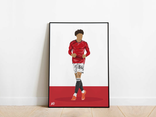 Ethan Wheatley Manchester United Poster - KDDesigns6